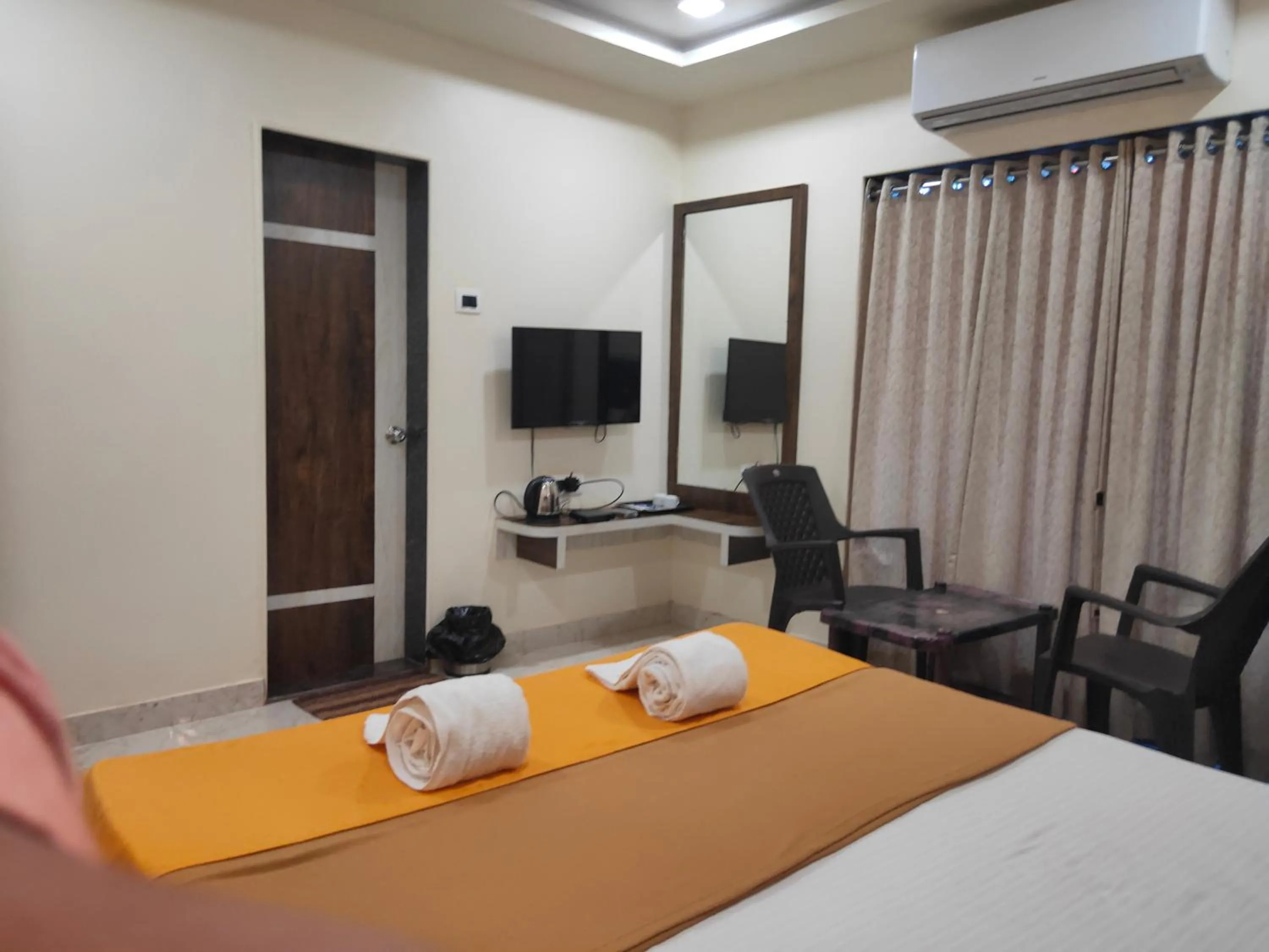 Bed in Hotel Grand Ganesha