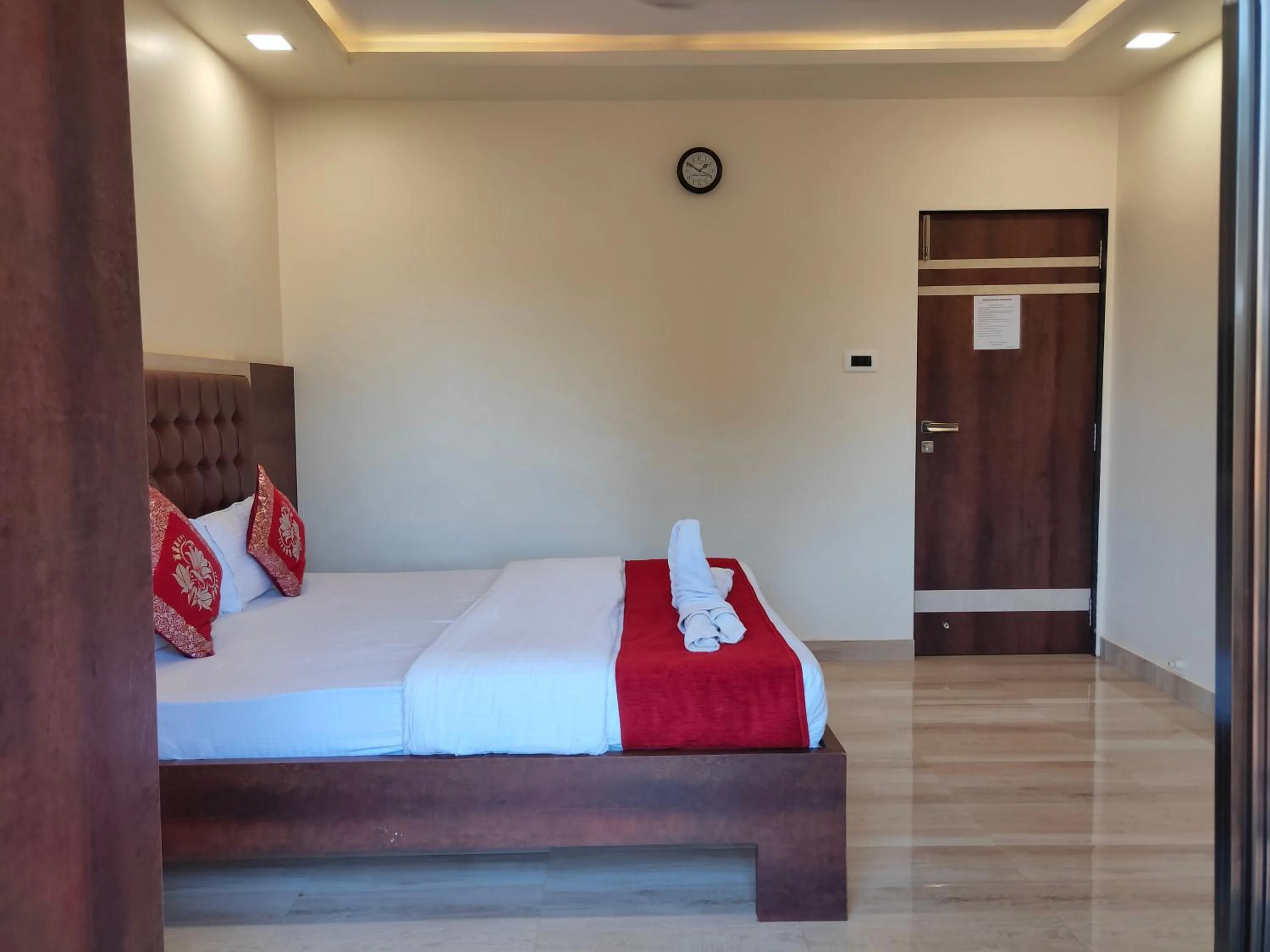 Bed in Hotel Grand Ganesha