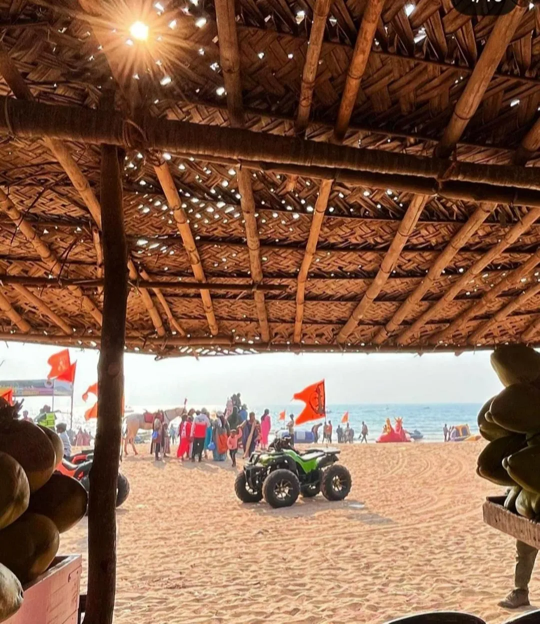 Beach in Hotel Grand Ganesha