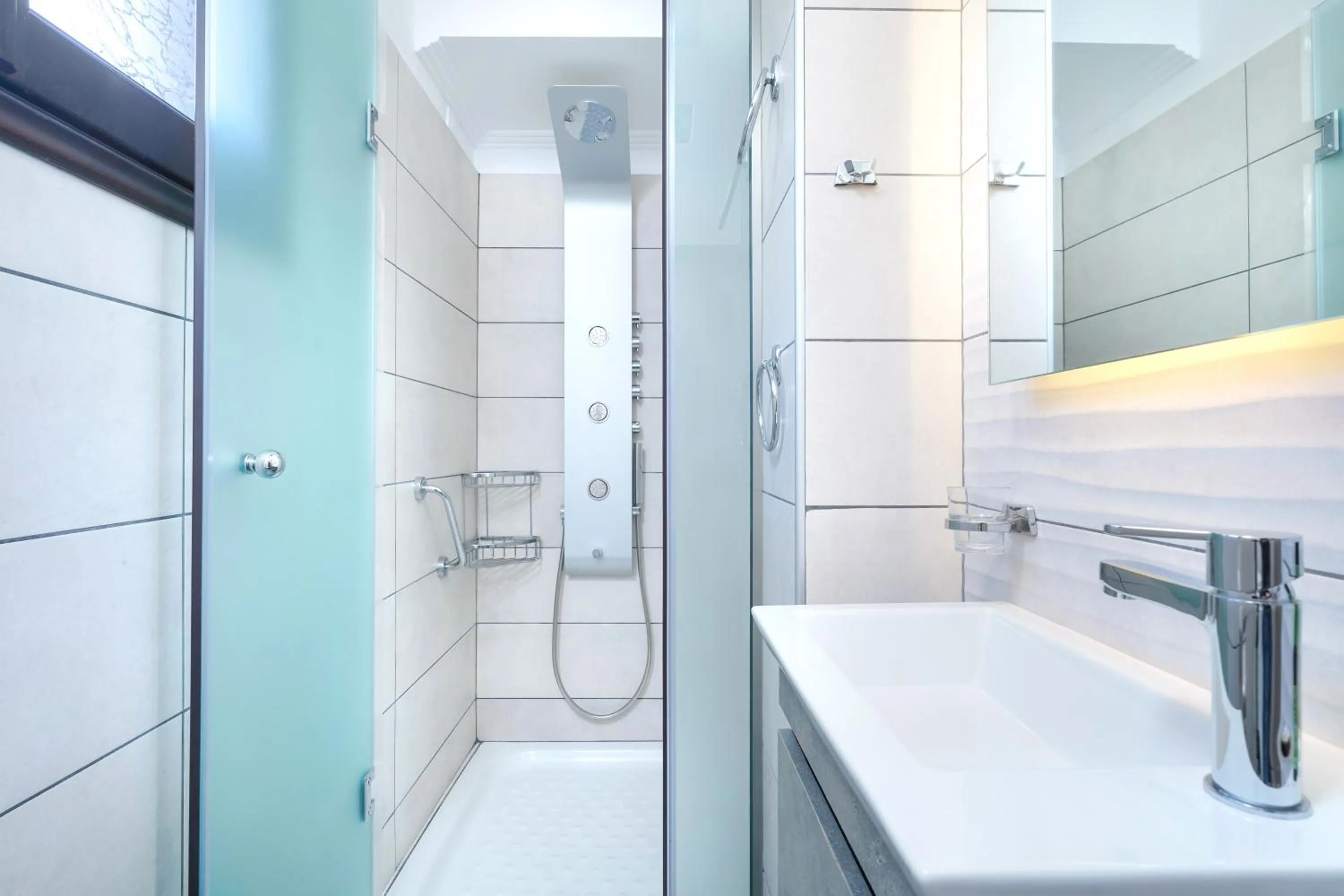 Bathroom in Kamelia & Semeli Hotel