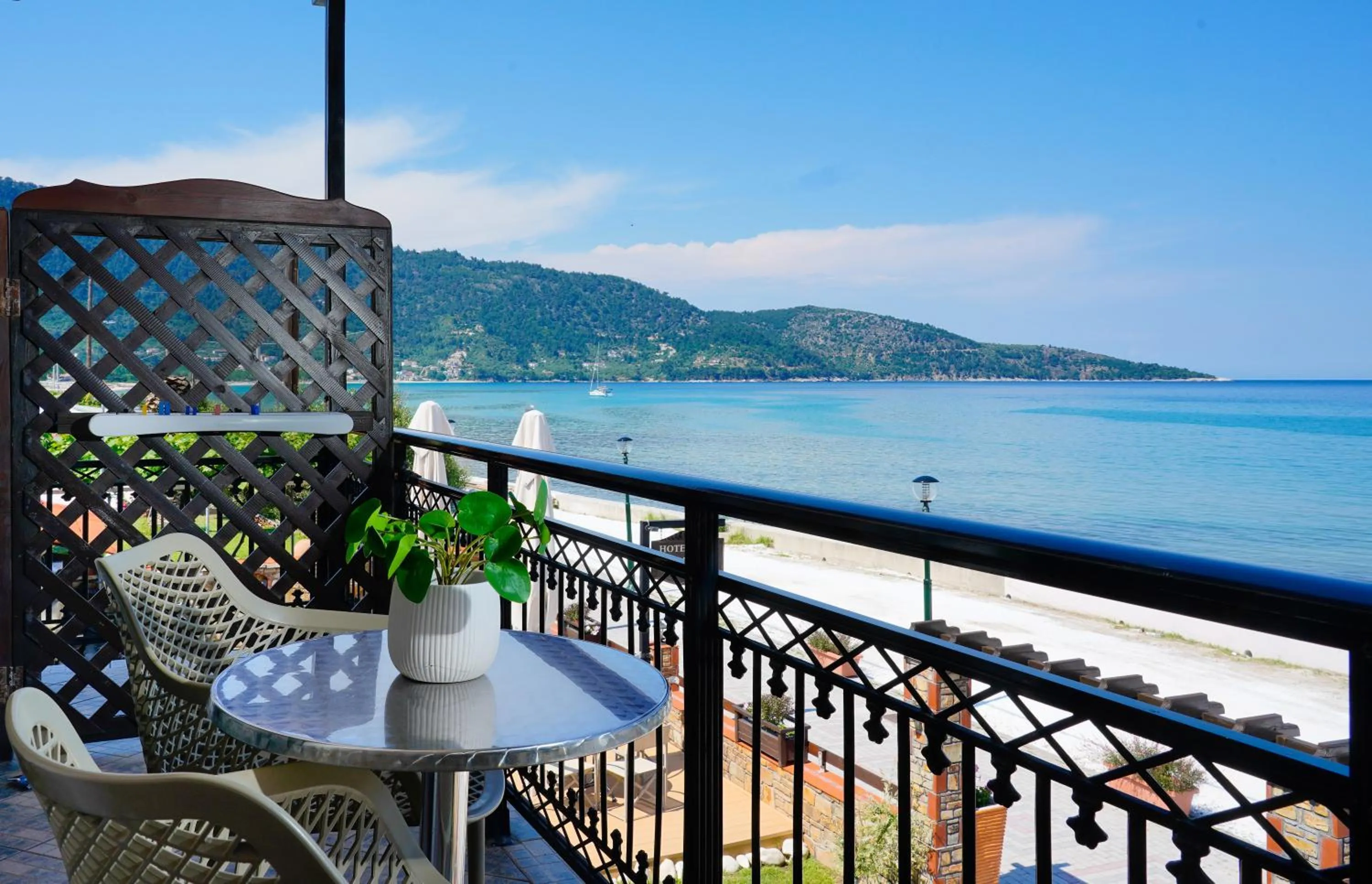 Balcony/Terrace in Kamelia & Semeli Hotel