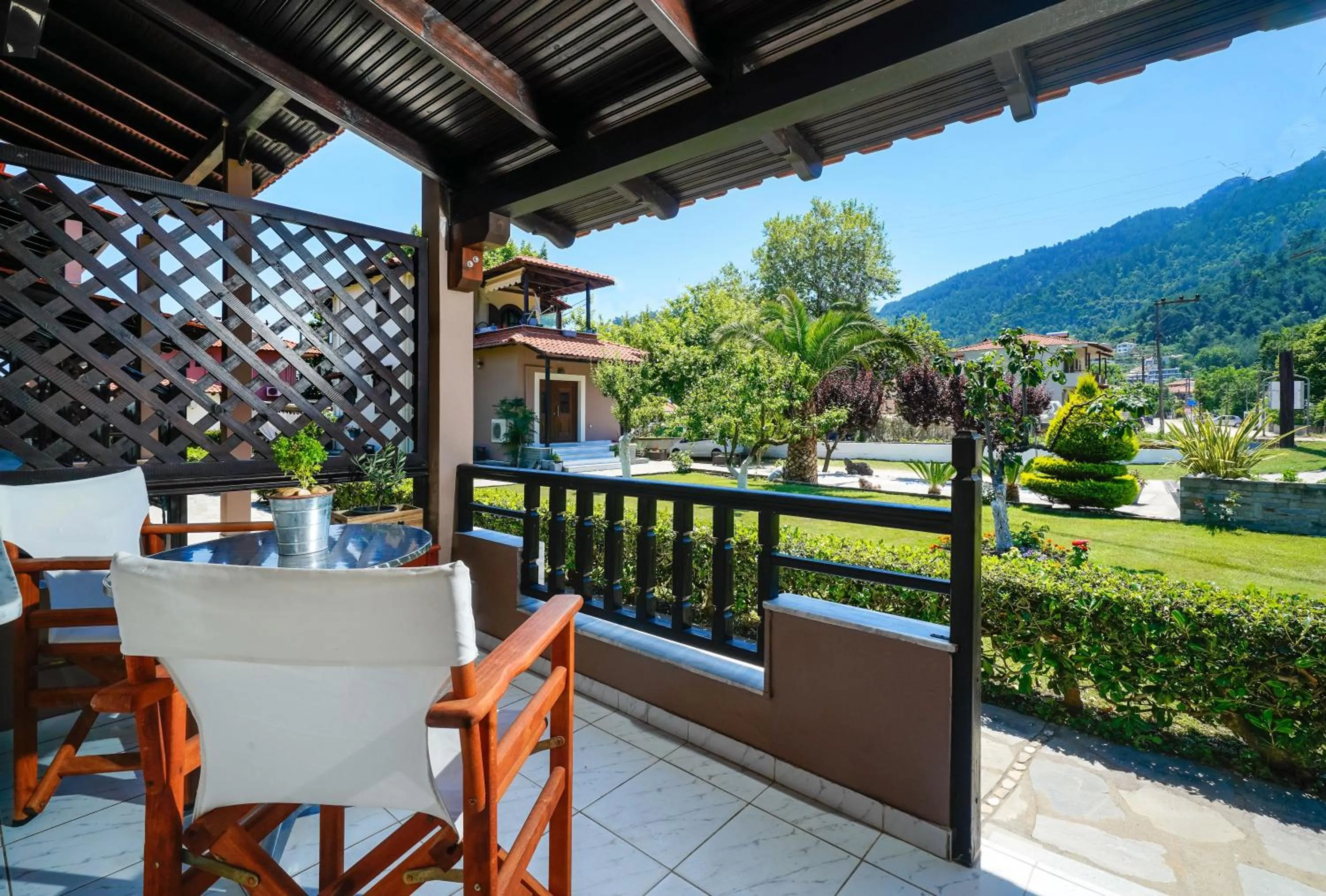 Garden view in Kamelia & Semeli Hotel