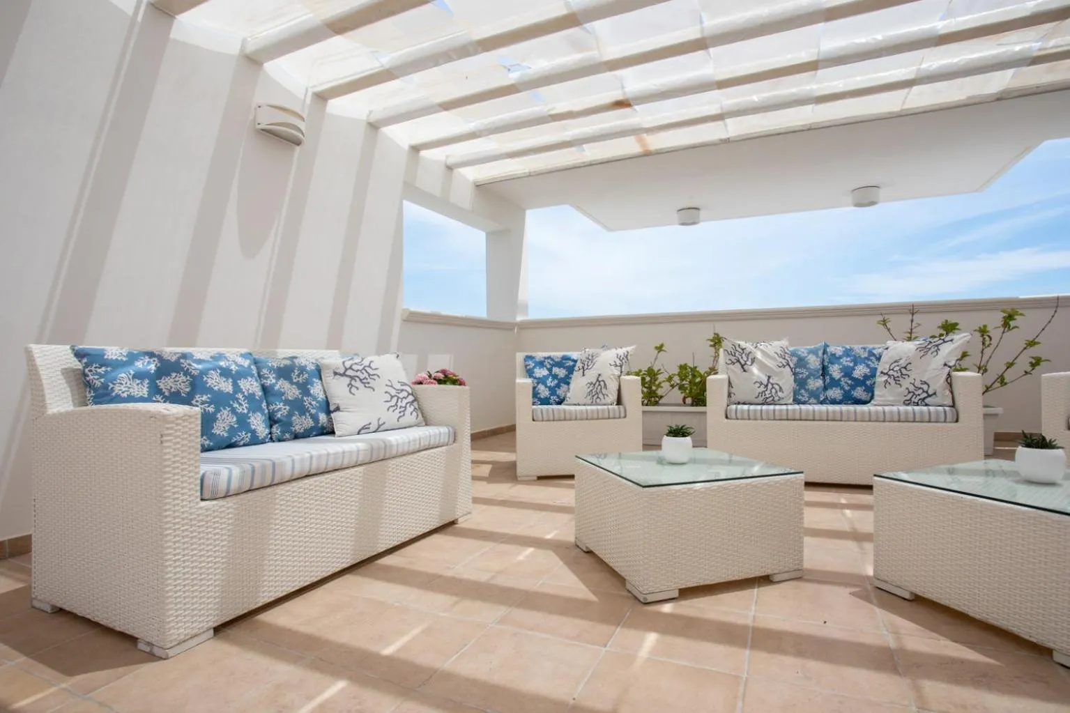 Balcony/Terrace in Hotel Perla Dello Ionio