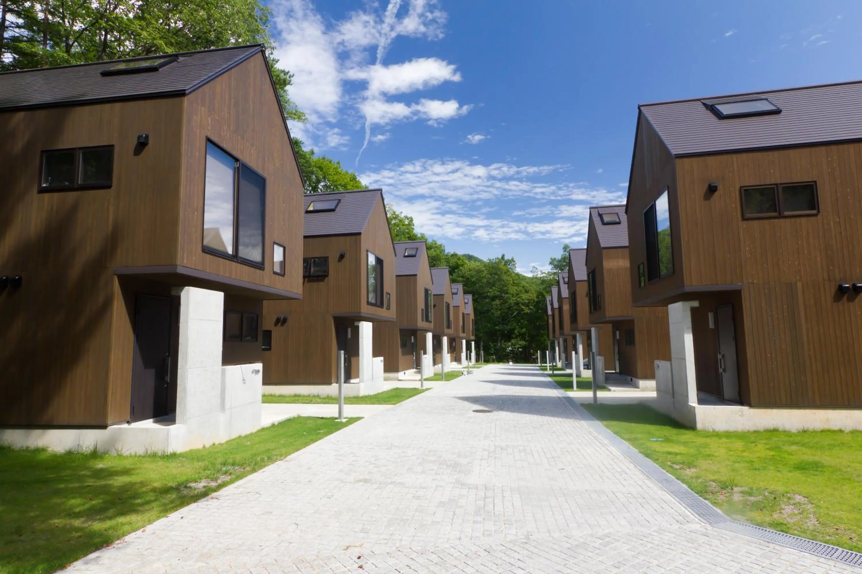 Facade/entrance in Gakuto Villas