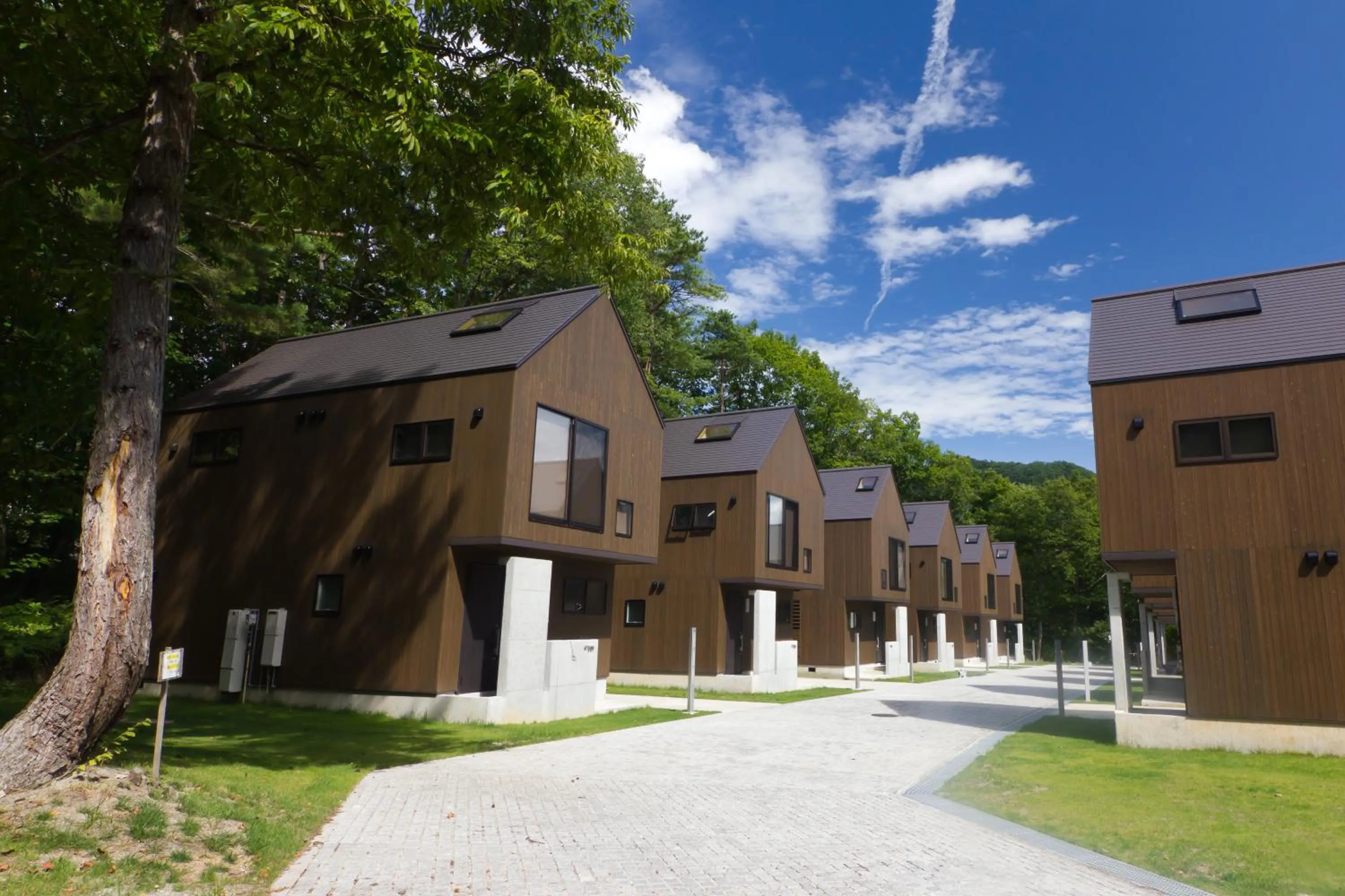 Facade/entrance in Gakuto Villas