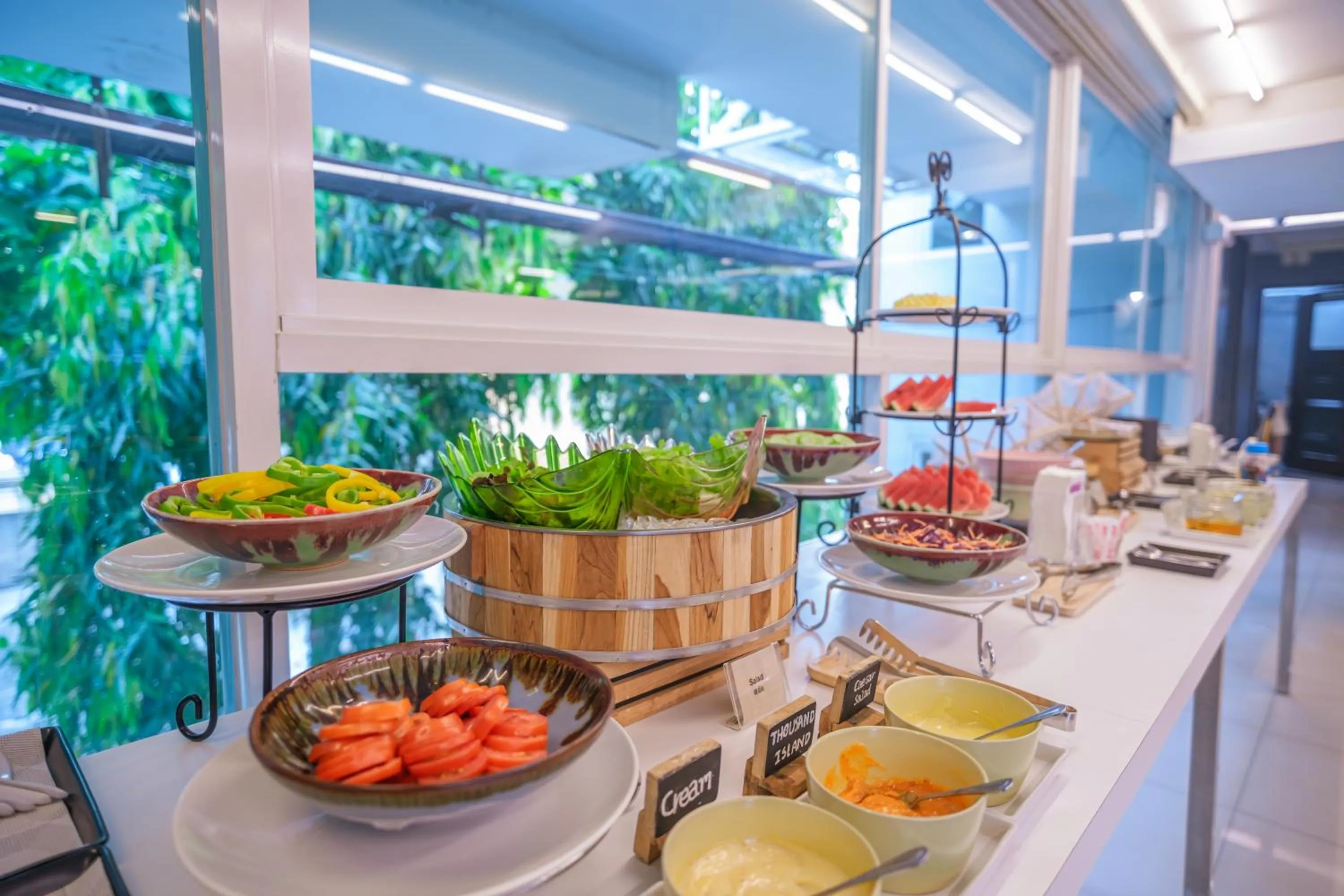 Buffet breakfast in Nimman Mai Design Hotel Chiang Mai