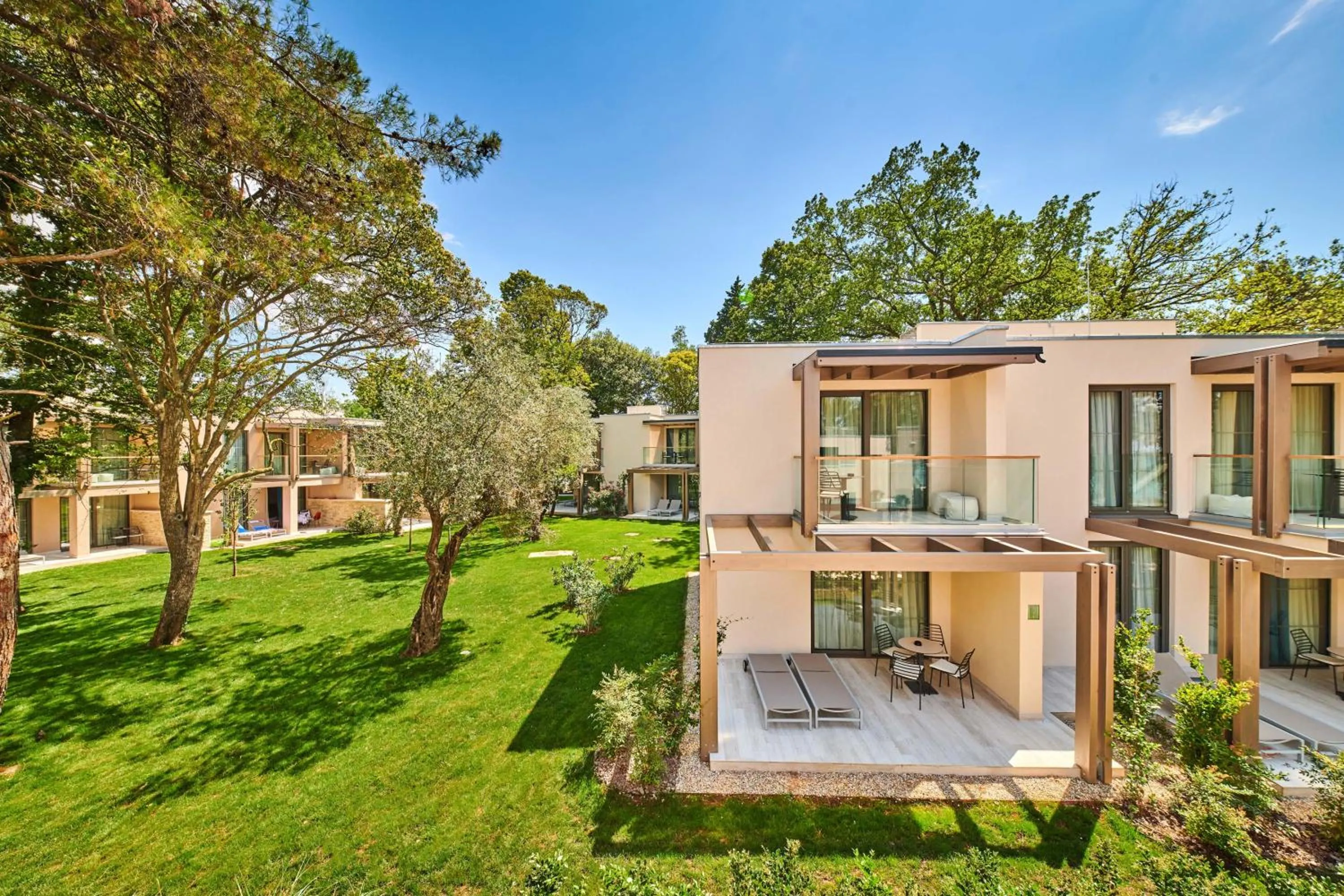 Facade/entrance in Garden Suites Umag Plava Laguna