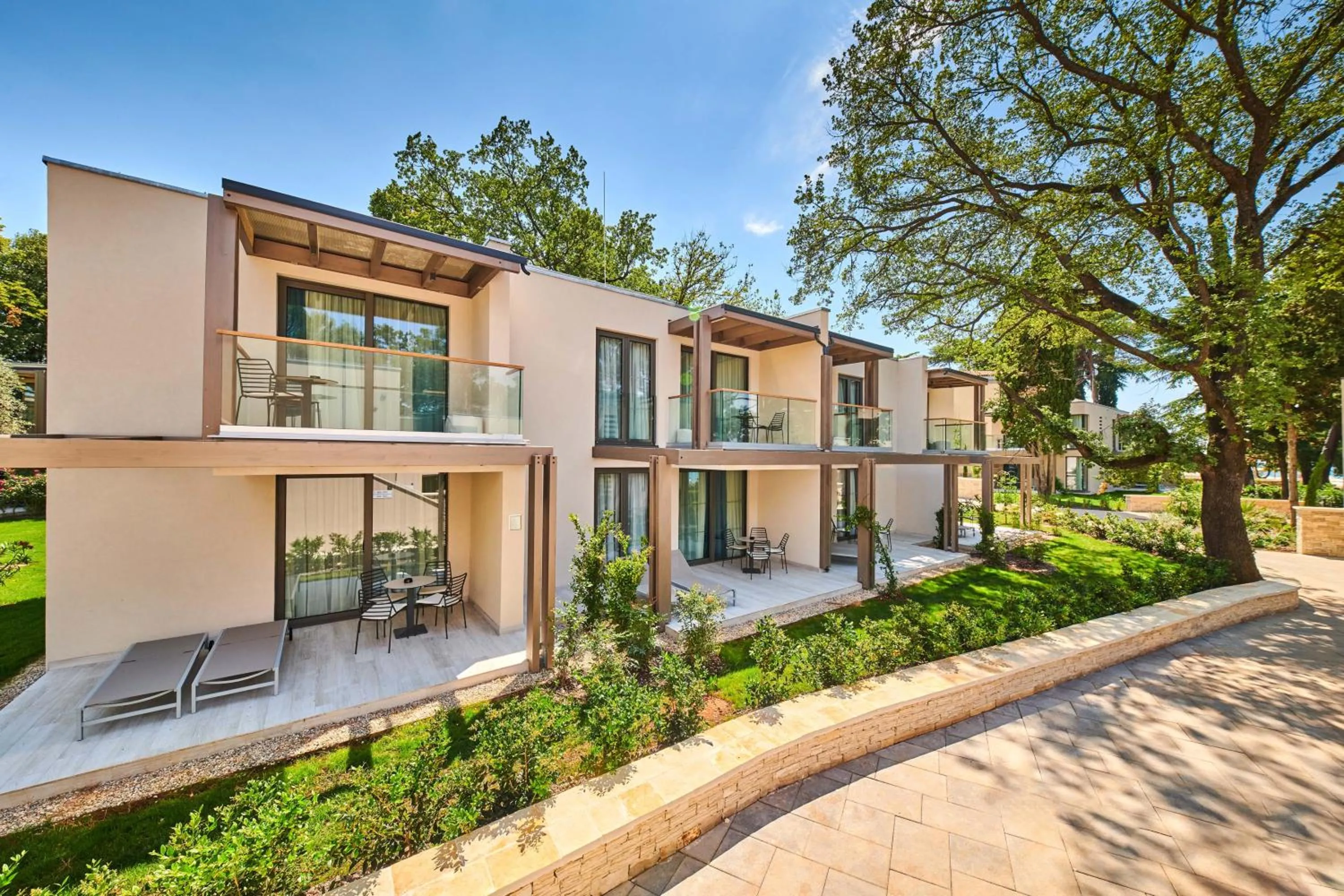 Facade/entrance in Garden Suites Umag Plava Laguna