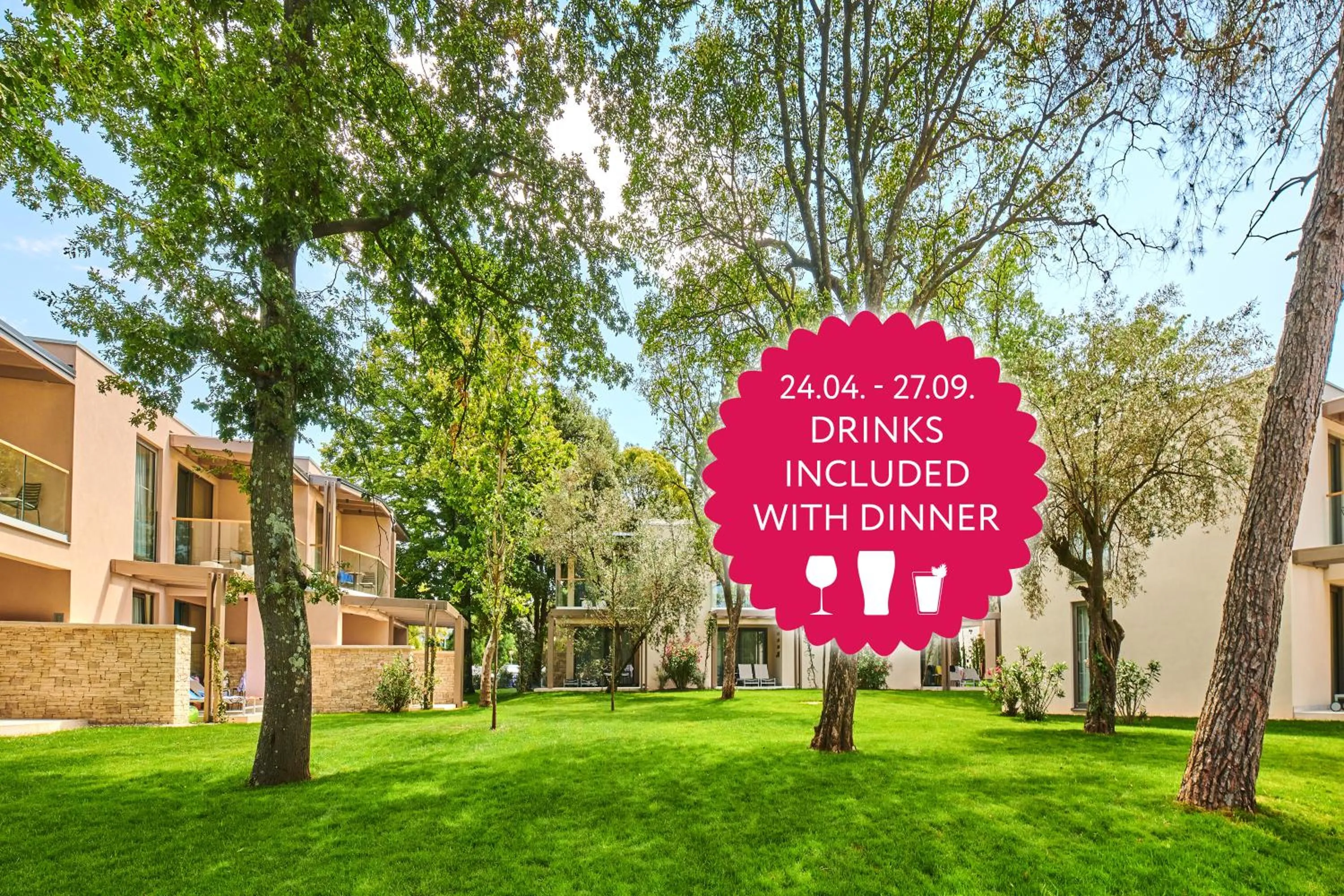 Property building in Garden Suites Umag Plava Laguna