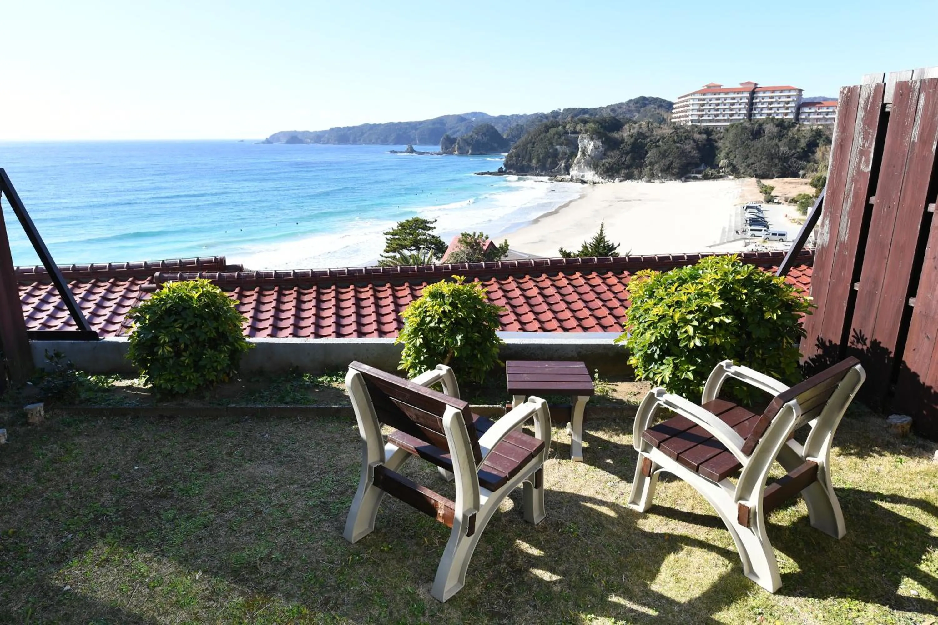 Balcony/Terrace in Shimoda Yamatokan