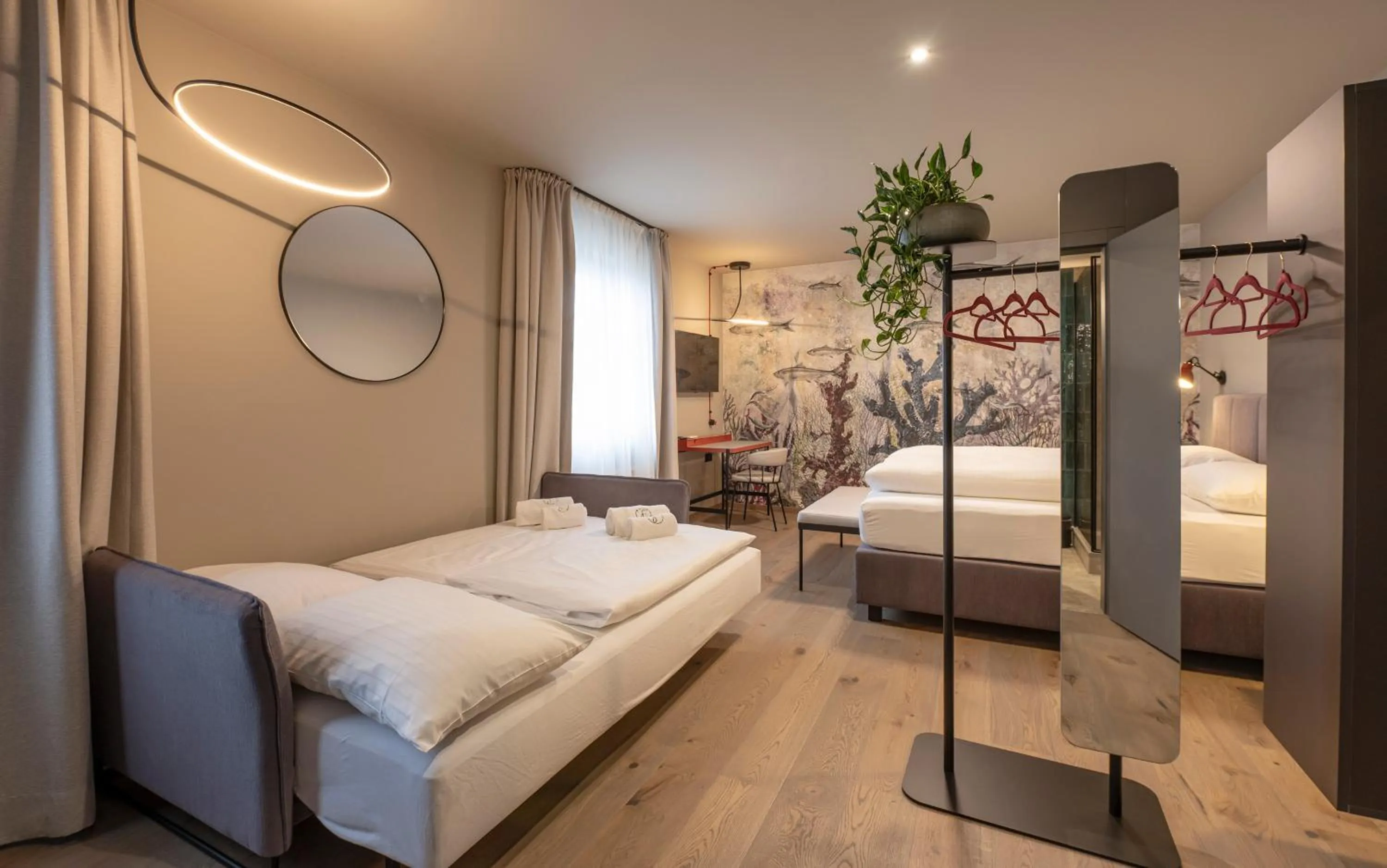 Photo of the whole room, Bed in Hotel Gasthof Fischer