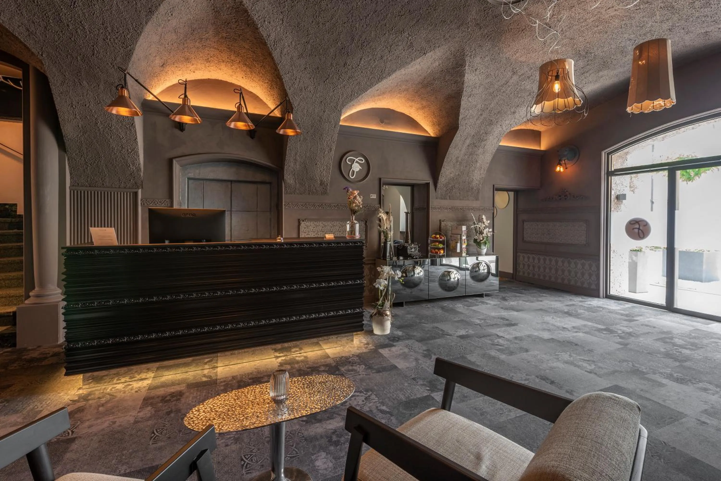 Lobby or reception in Hotel Gasthof Fischer