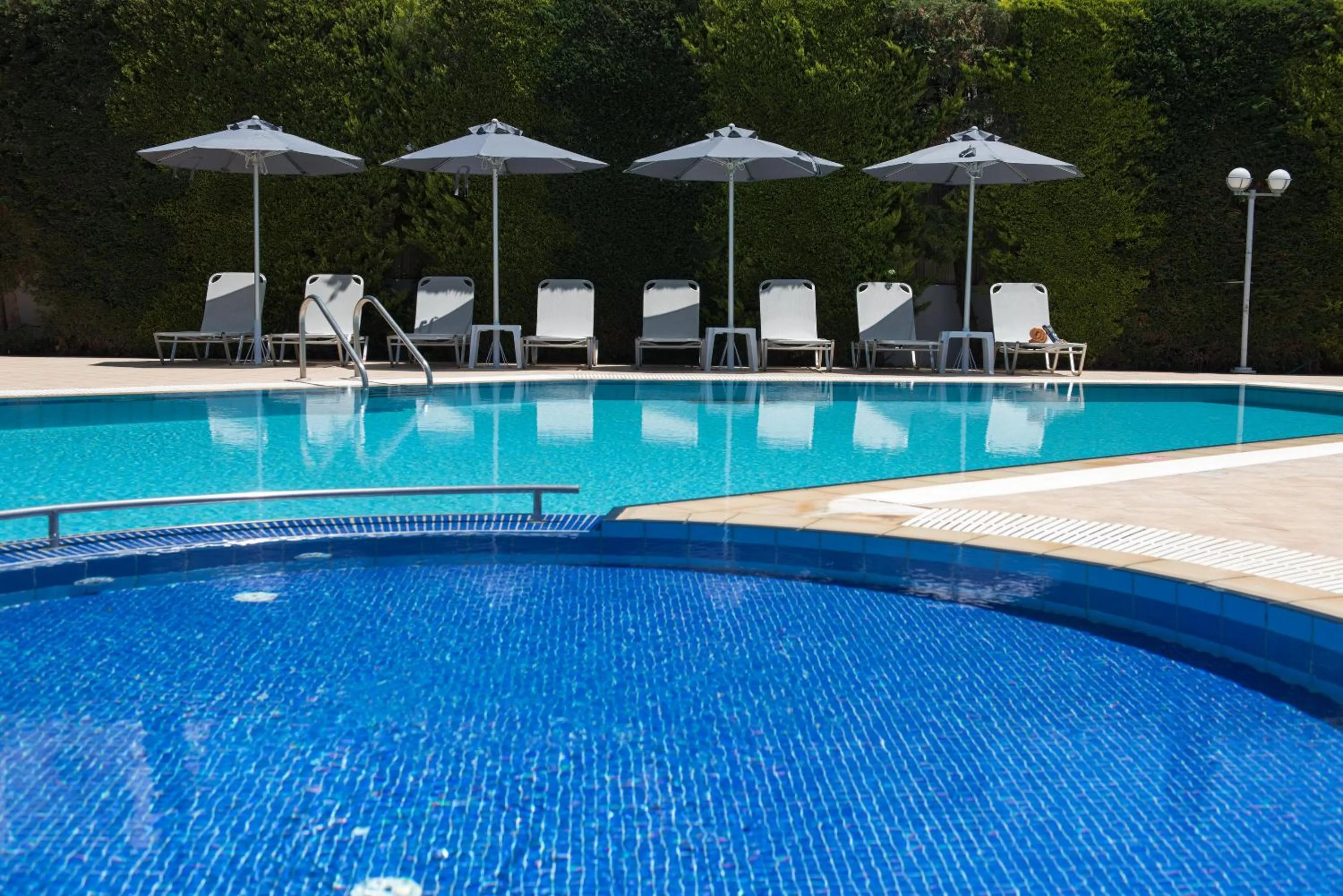 Swimming pool in Dimamiel Malia Inn