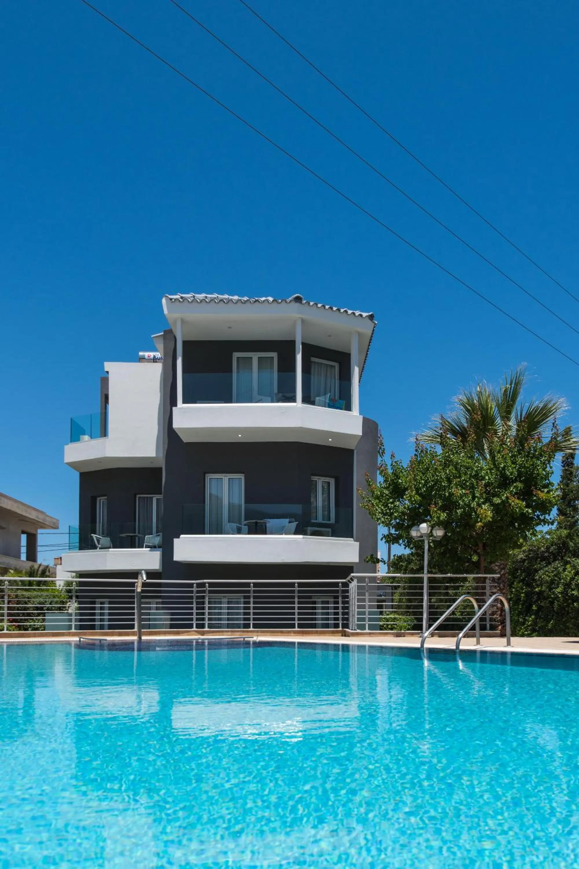Swimming pool in Dimamiel Malia Inn
