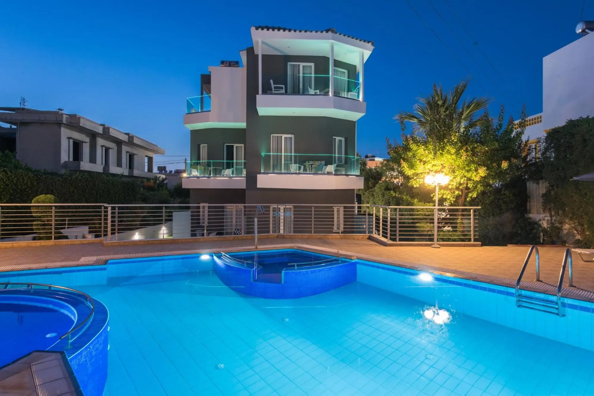 Swimming pool in Dimamiel Malia Inn