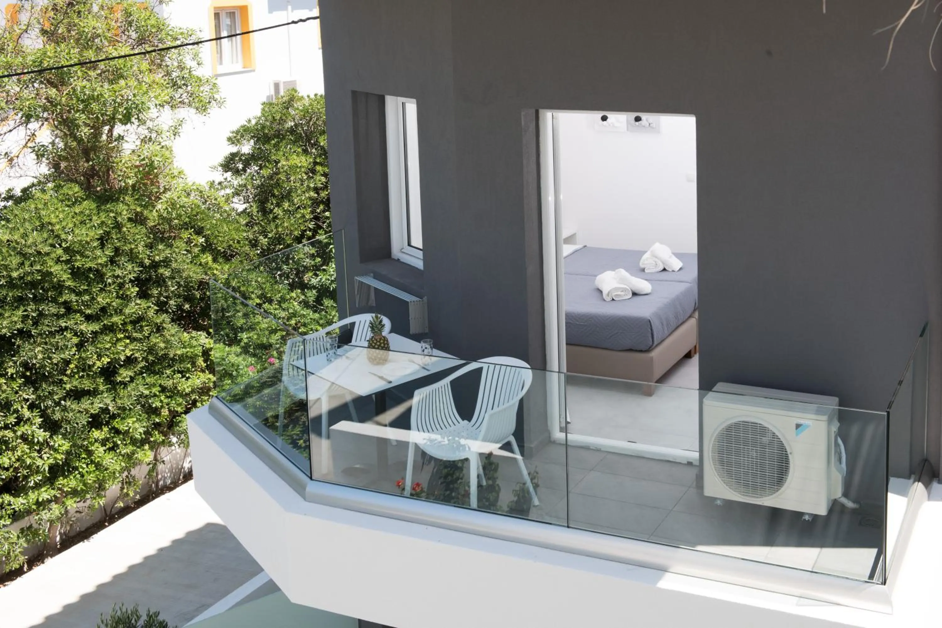 Balcony/Terrace in Dimamiel Malia Inn