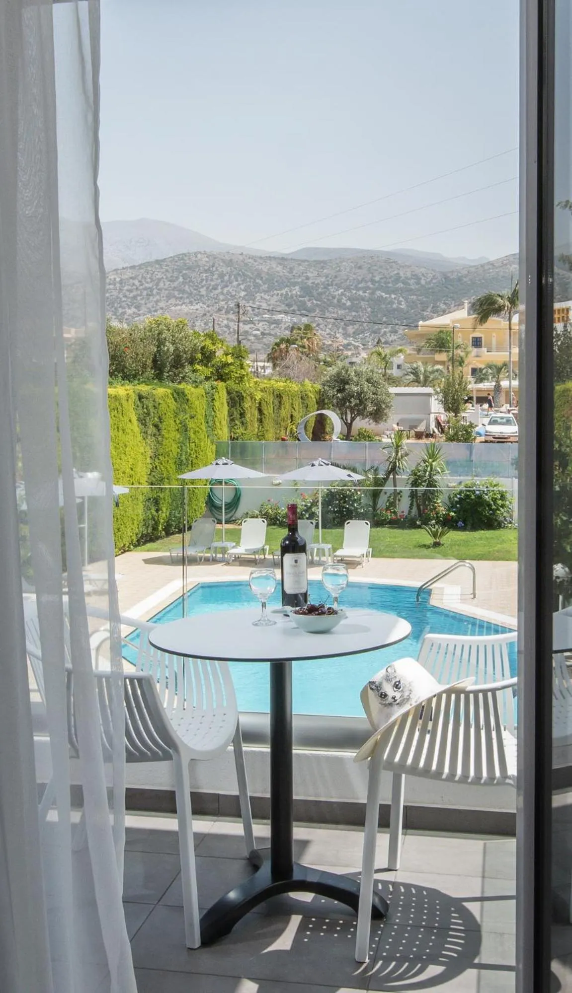Balcony/Terrace in Dimamiel Malia Inn
