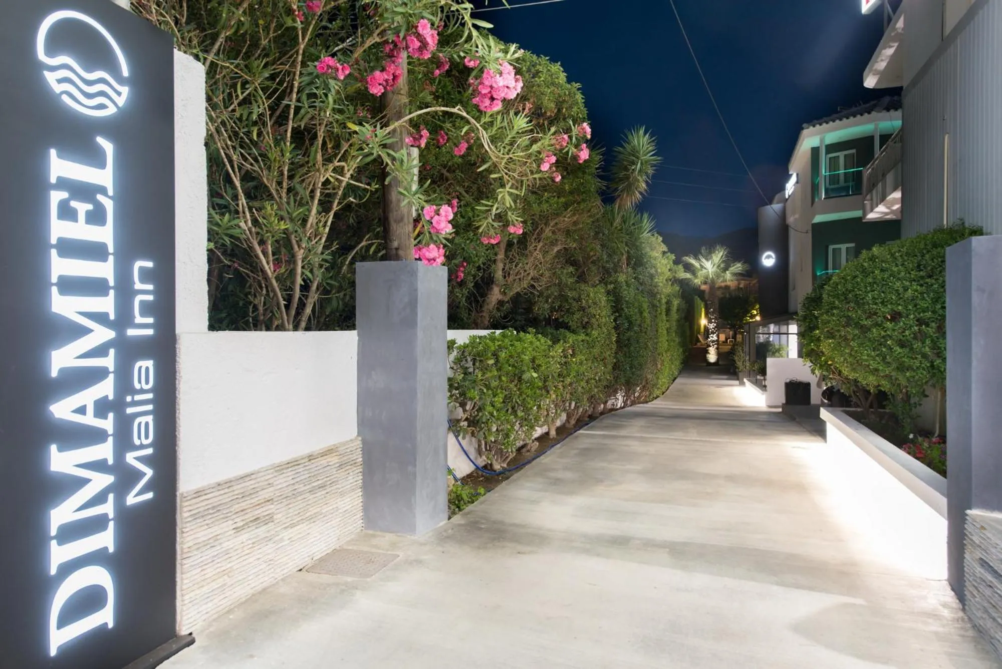 Facade/entrance in Dimamiel Malia Inn