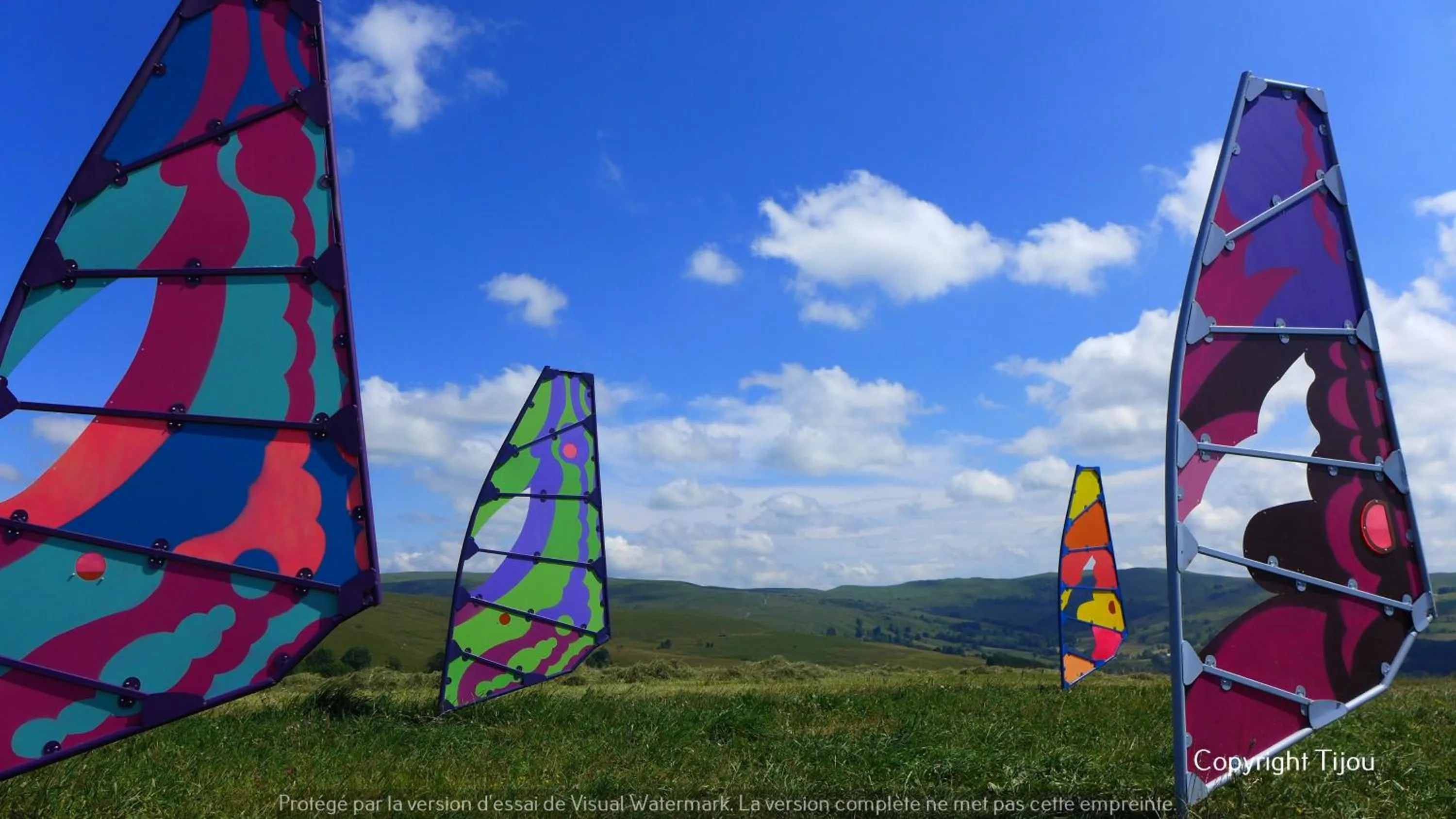 Natural landscape in Auberge du Cezallier