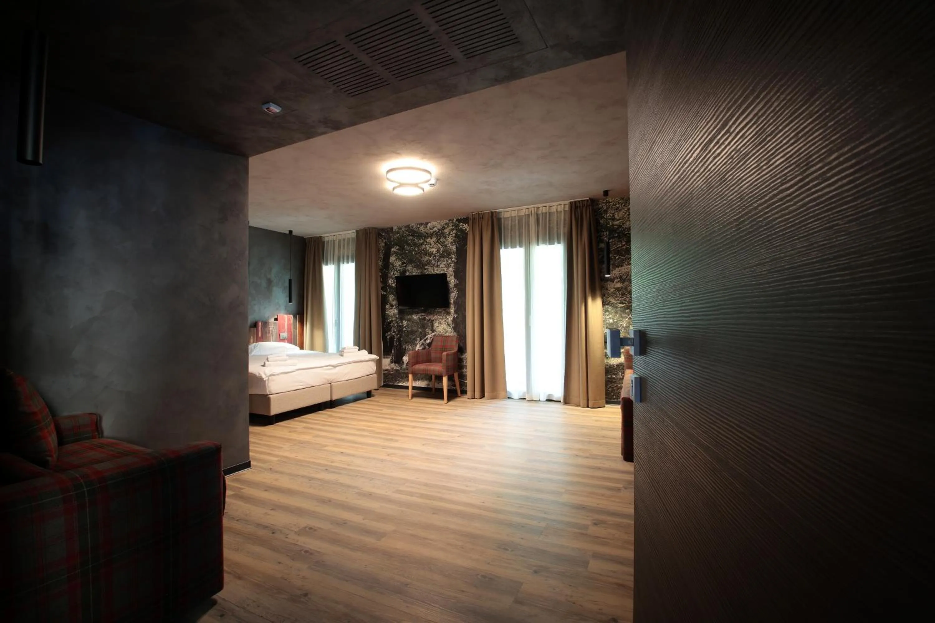 Bed in Crimea Wine Hotel