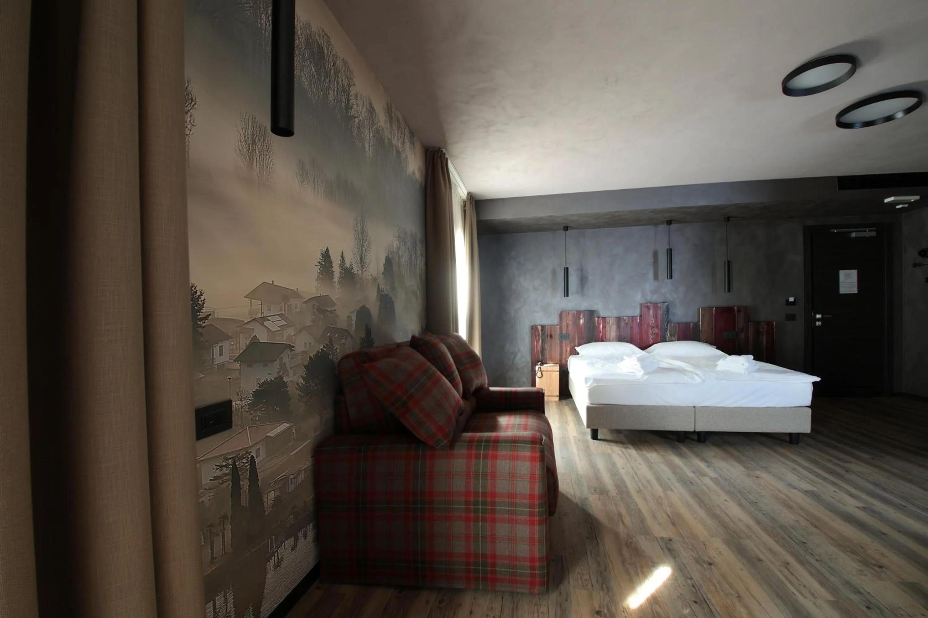 Bed in Crimea Wine Hotel