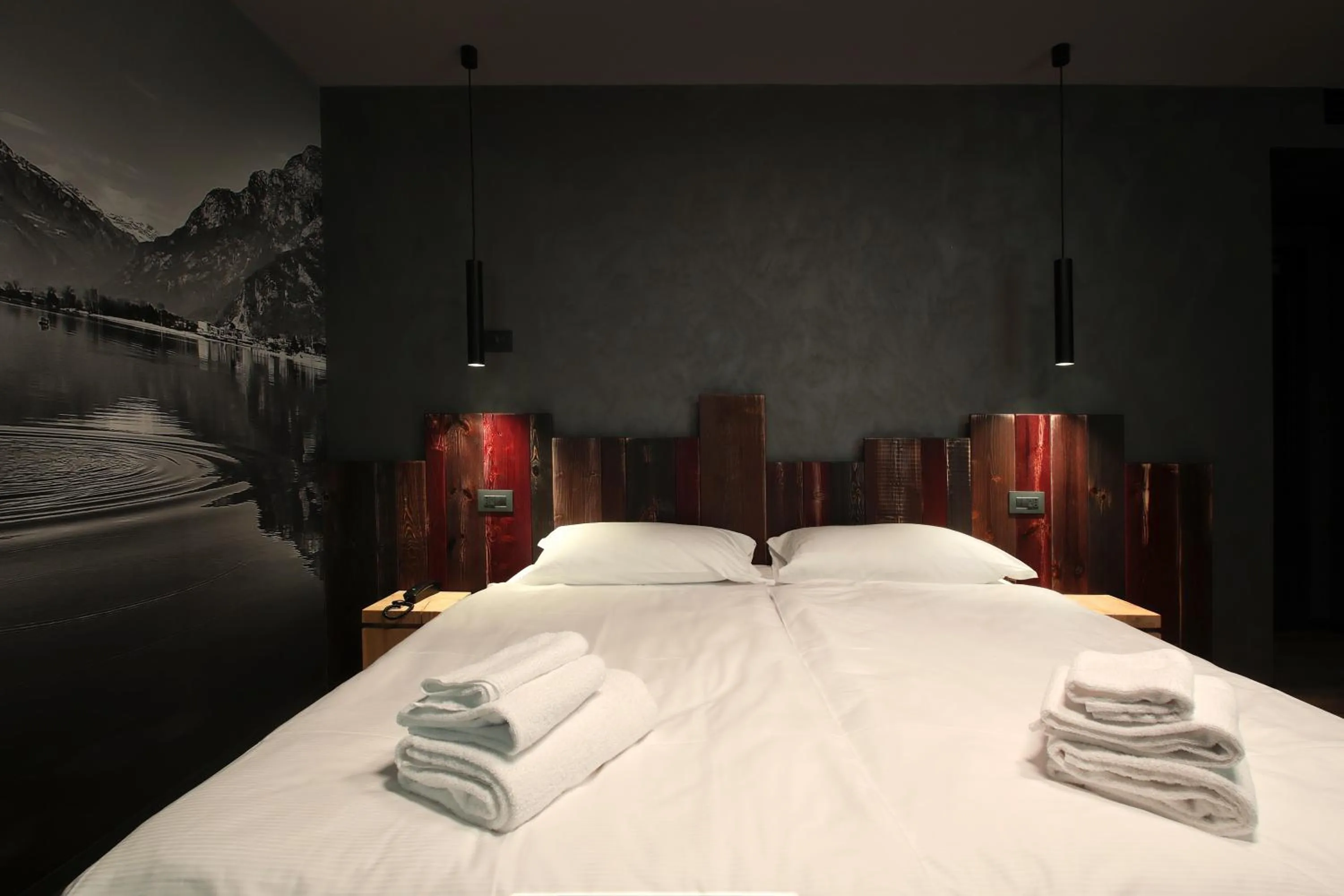 Bed in Crimea Wine Hotel