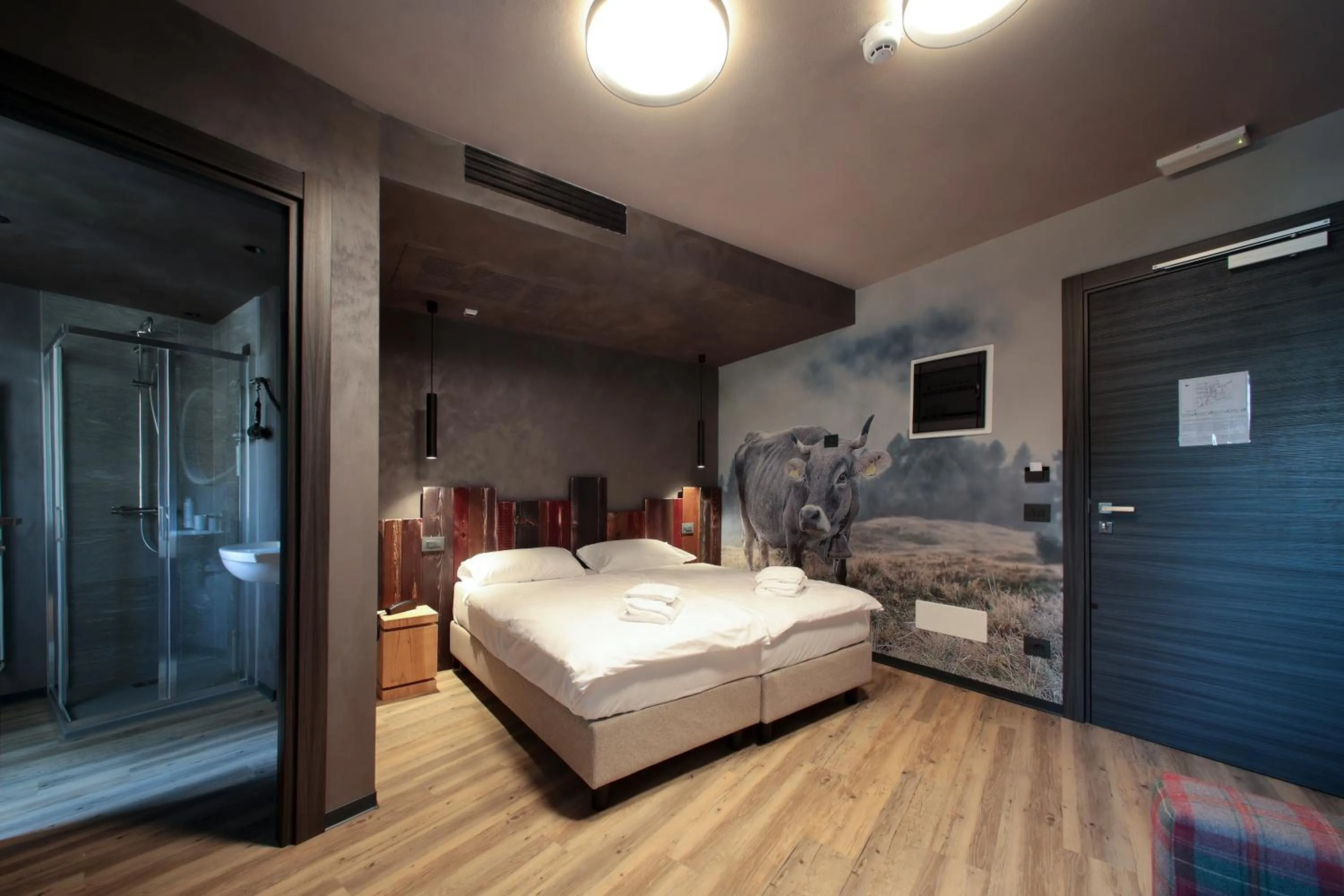 Bed in Crimea Wine Hotel