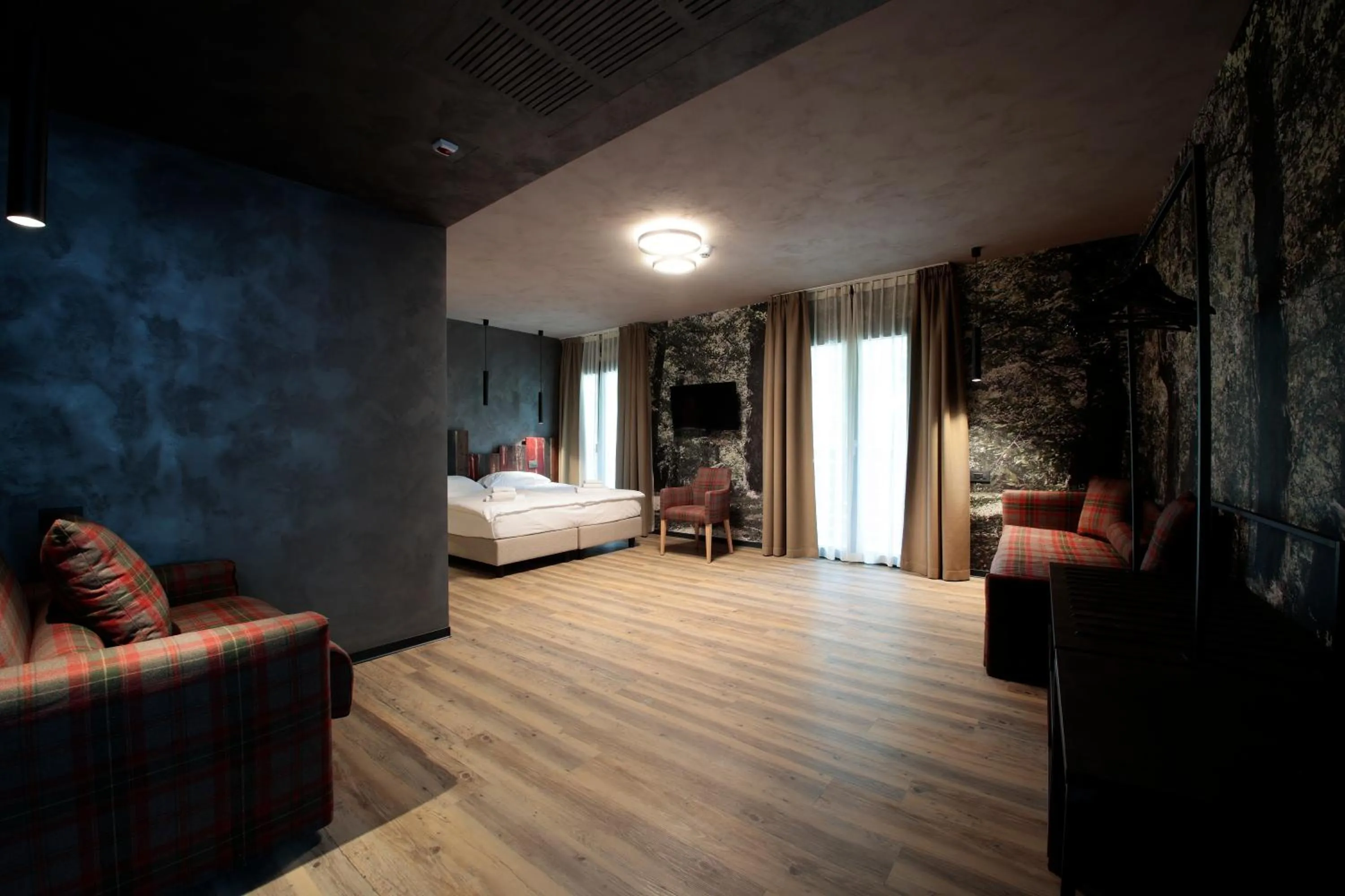 Bed in Crimea Wine Hotel