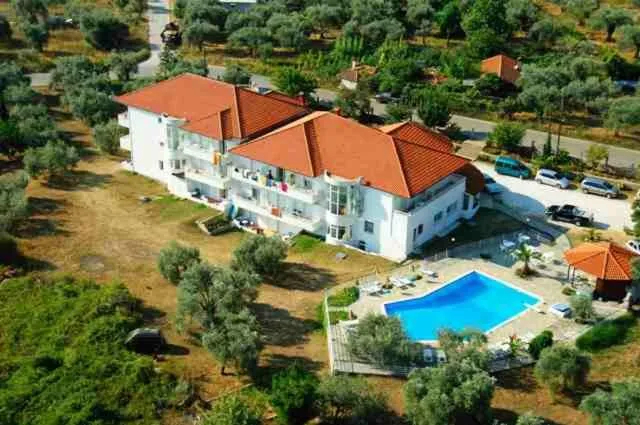 Bird's eye view in Achillion Hotel