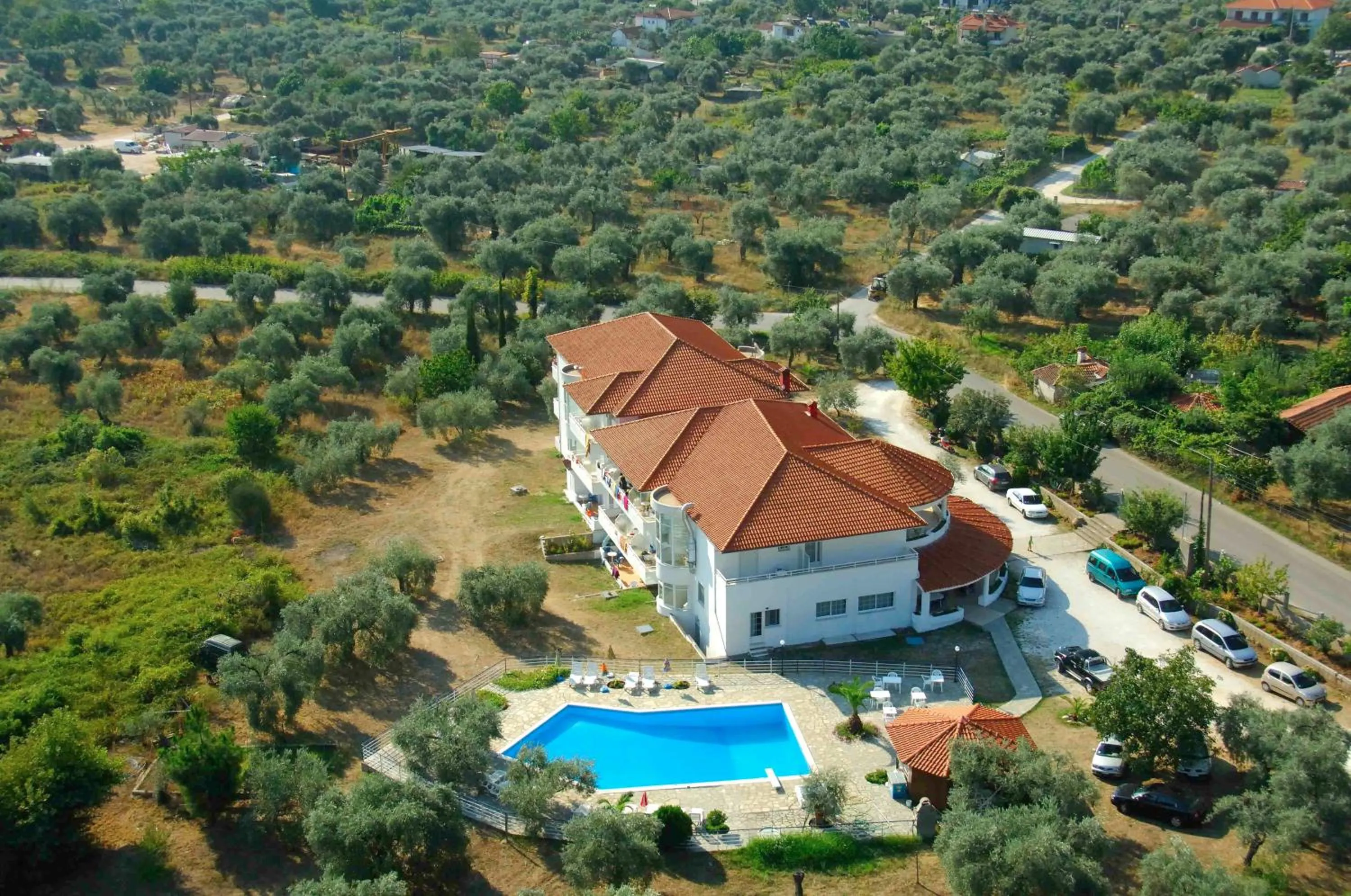 Bird's eye view in Achillion Hotel