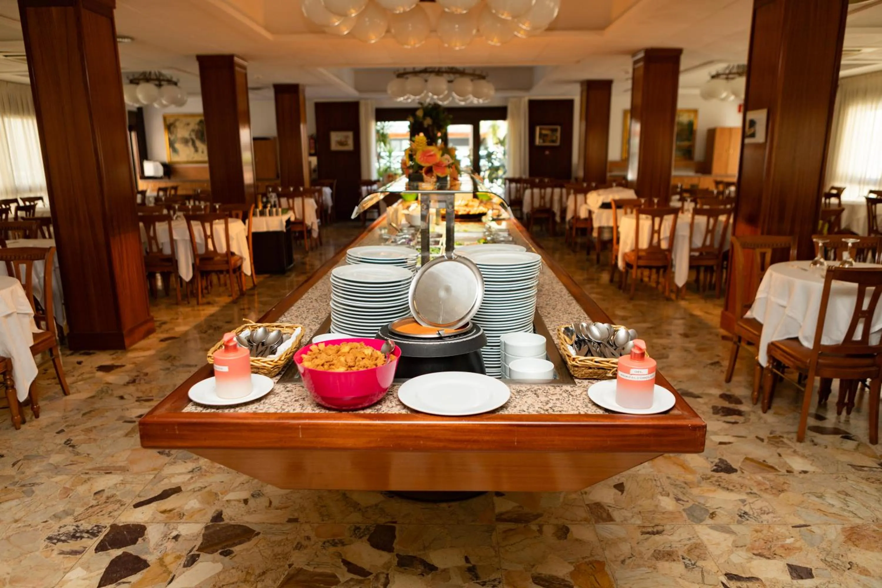Dining area in Hotel Haromar