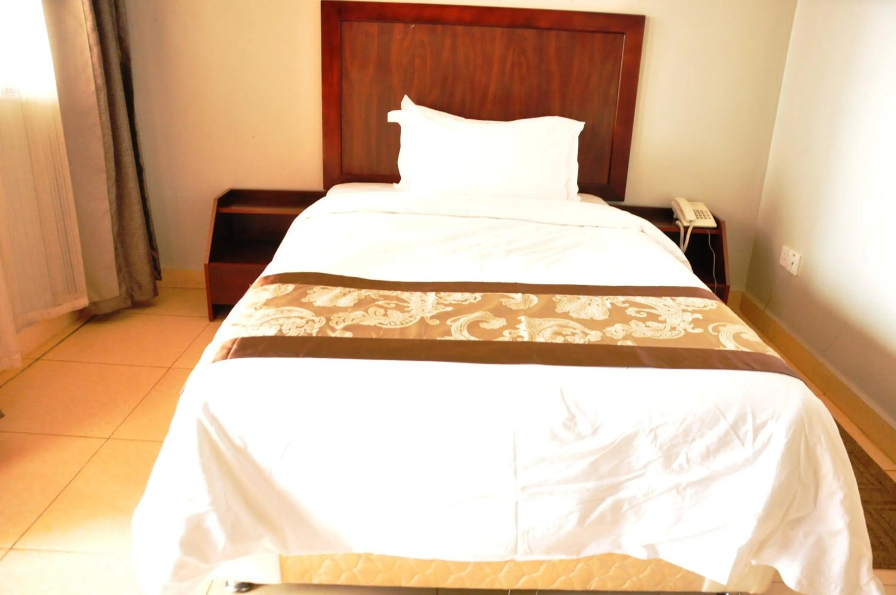 Bed in Easy View Hotel Mbarara