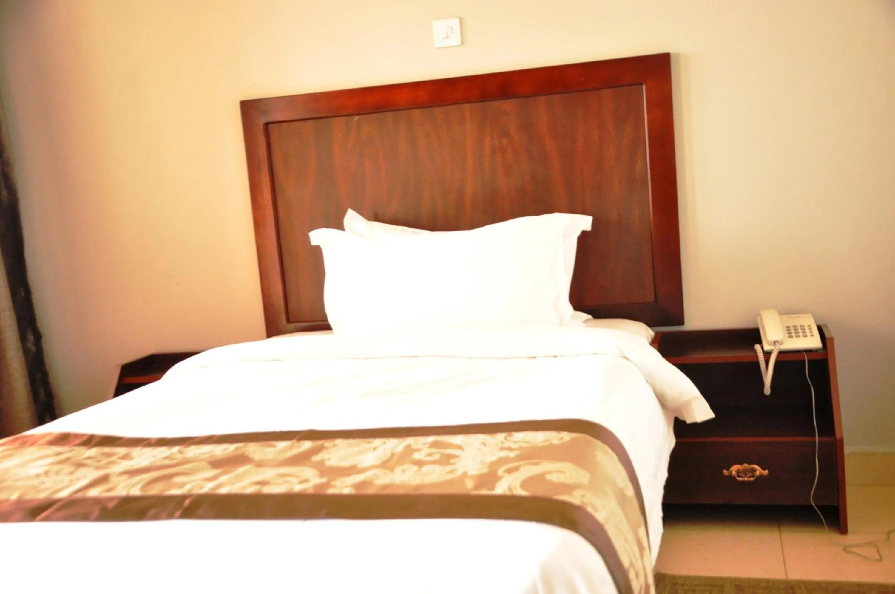 Bed in Easy View Hotel Mbarara