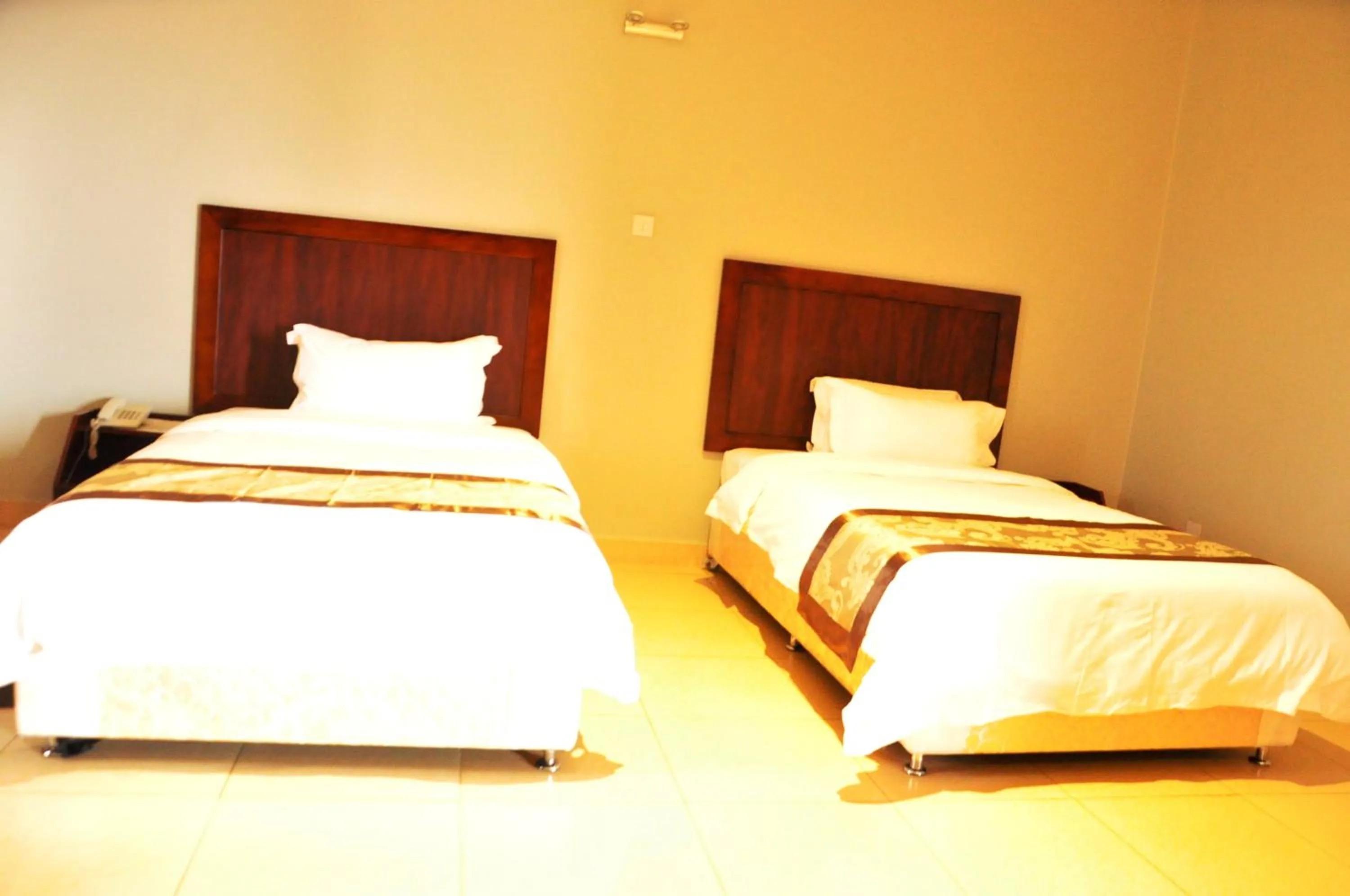 Bed in Easy View Hotel Mbarara