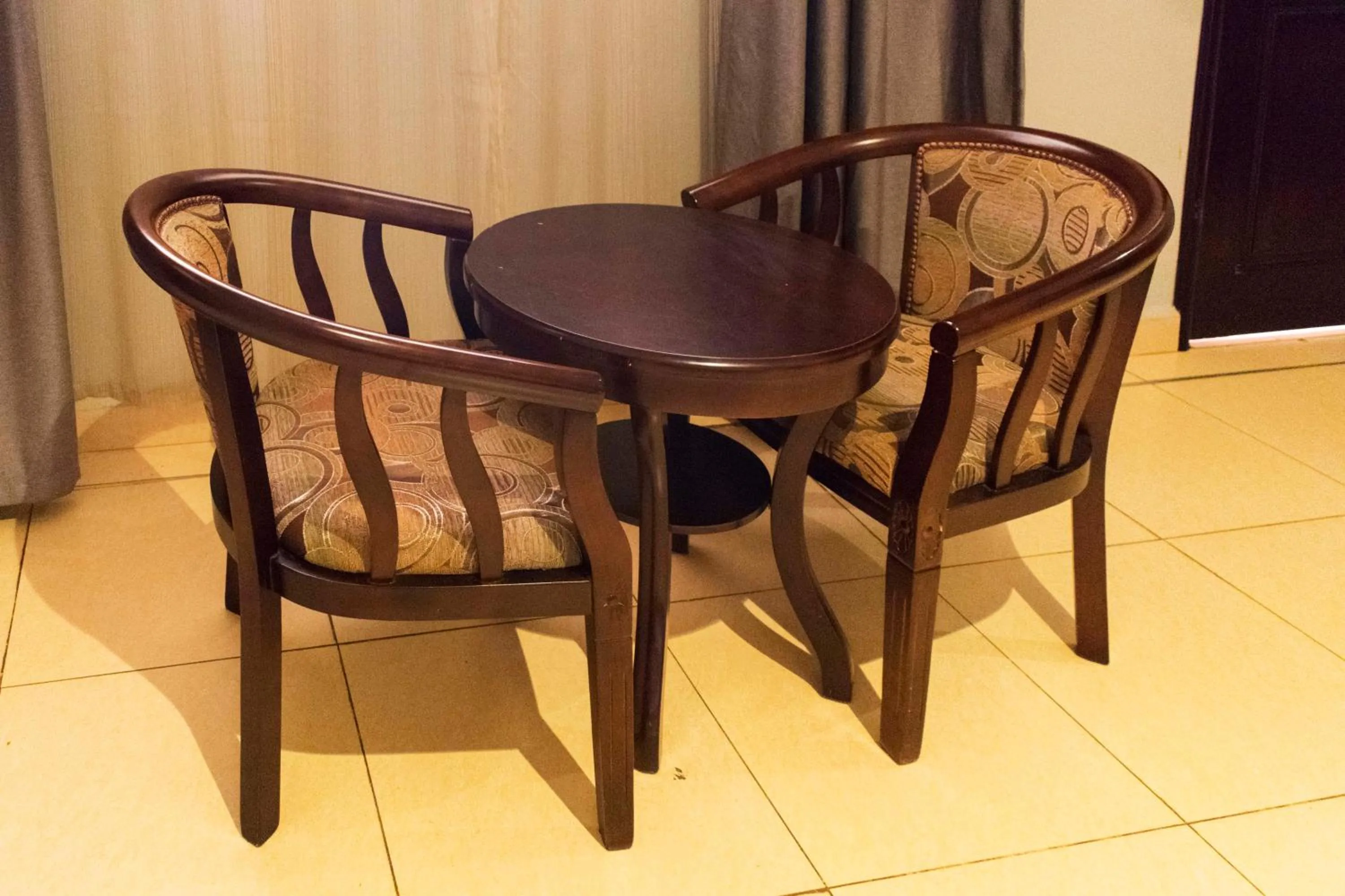 Seating area in Easy View Hotel Mbarara