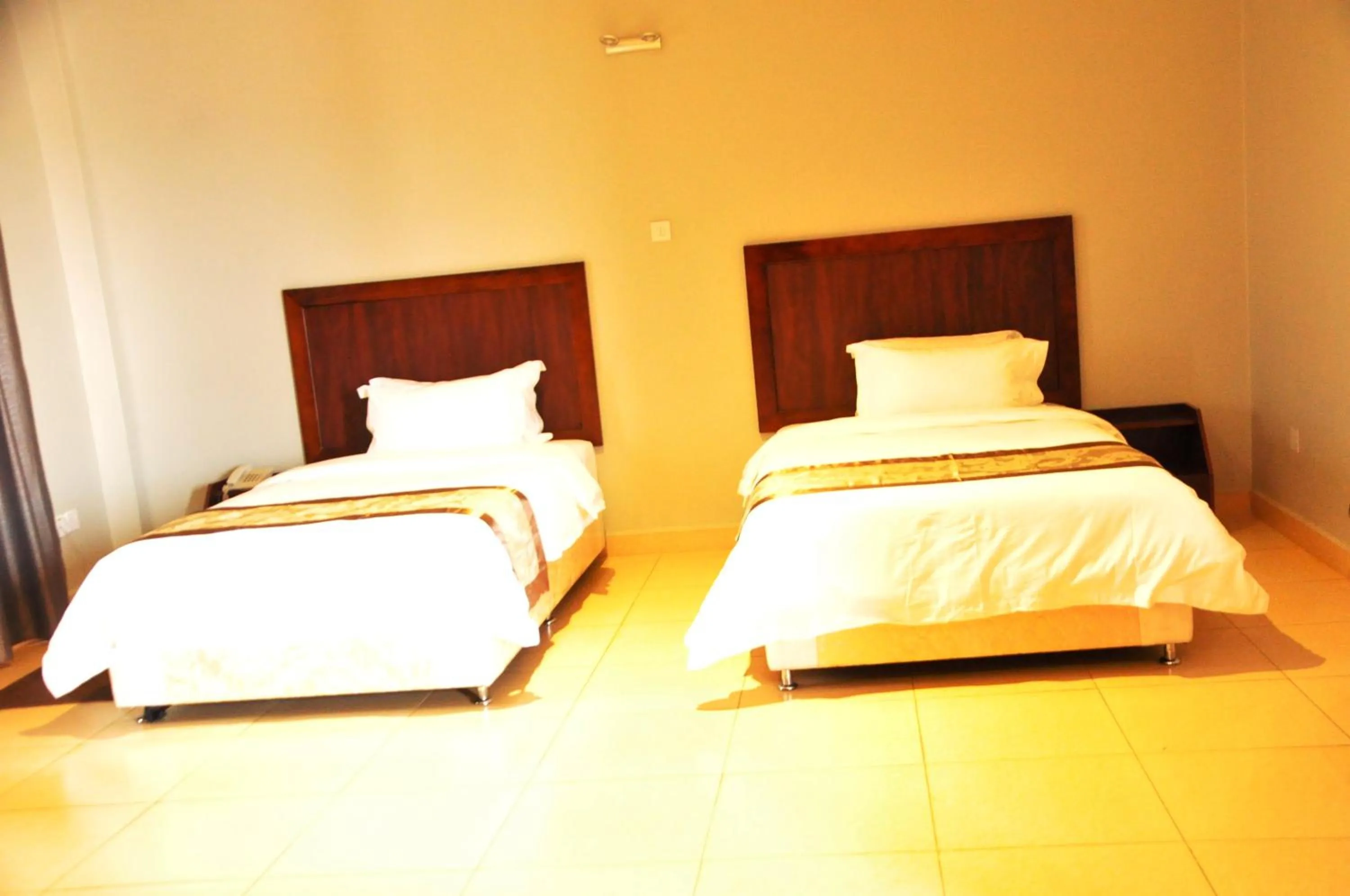 Bed in Easy View Hotel Mbarara