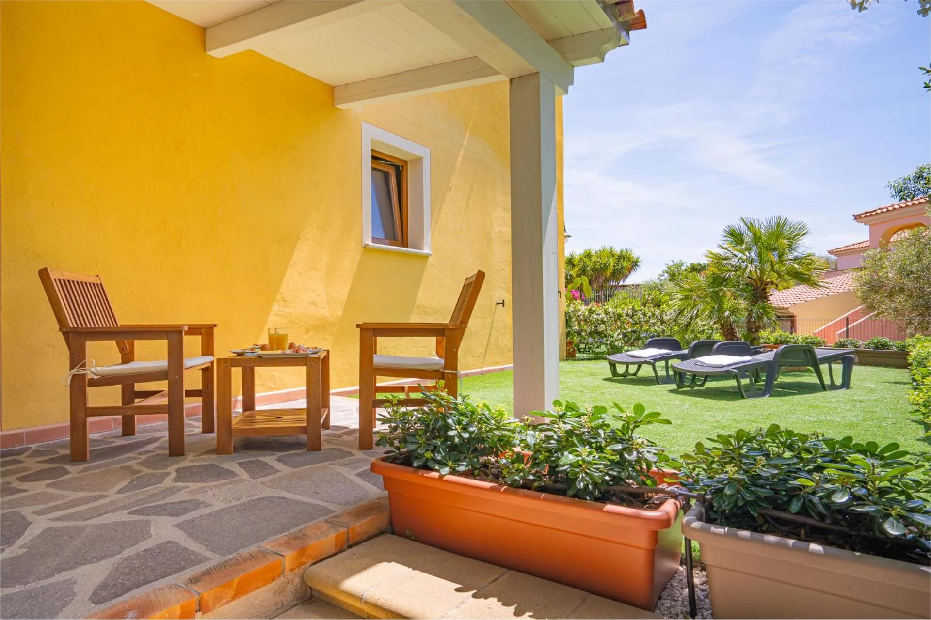 Patio in Hotel Lu Pitrali