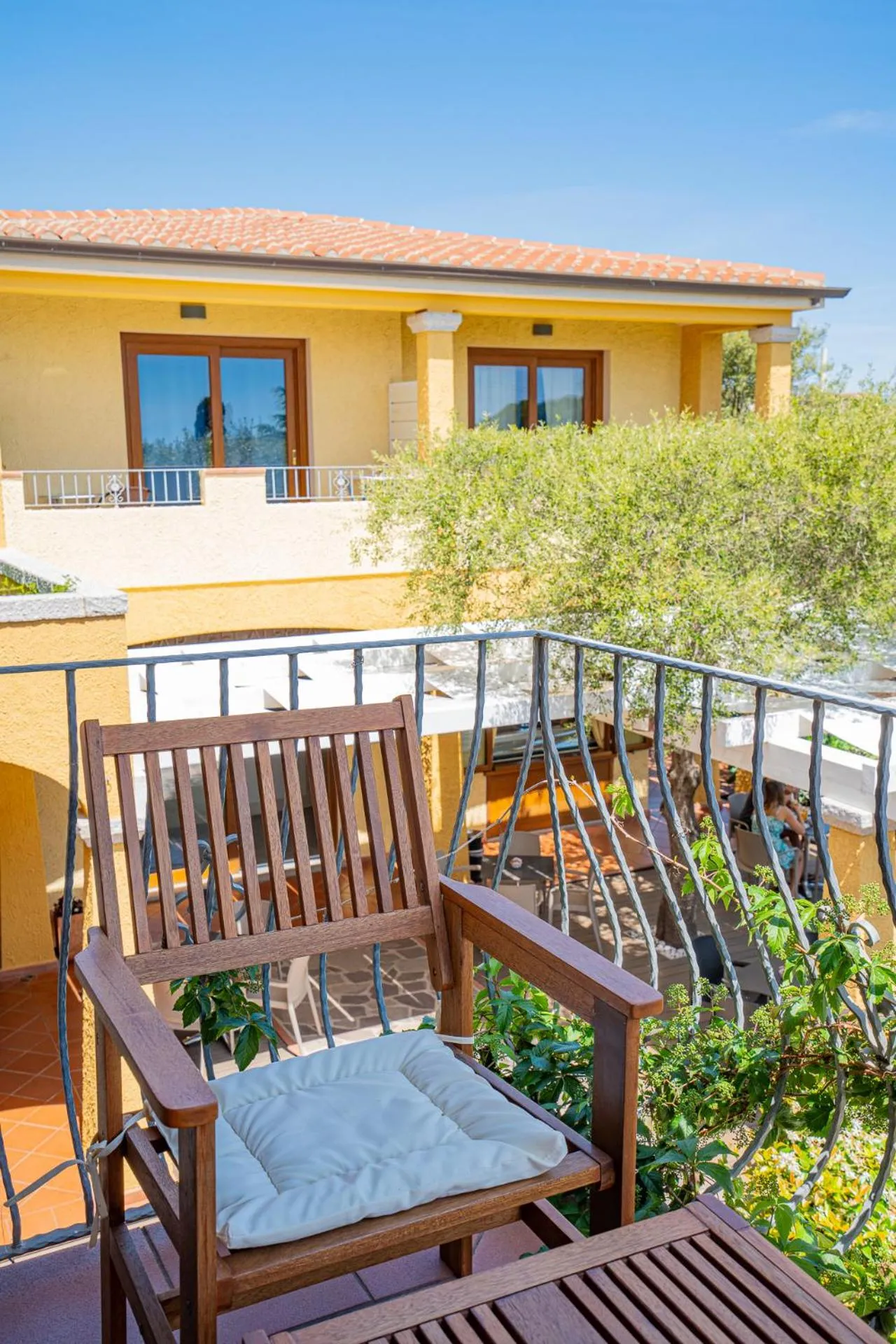 Patio in Hotel Lu Pitrali