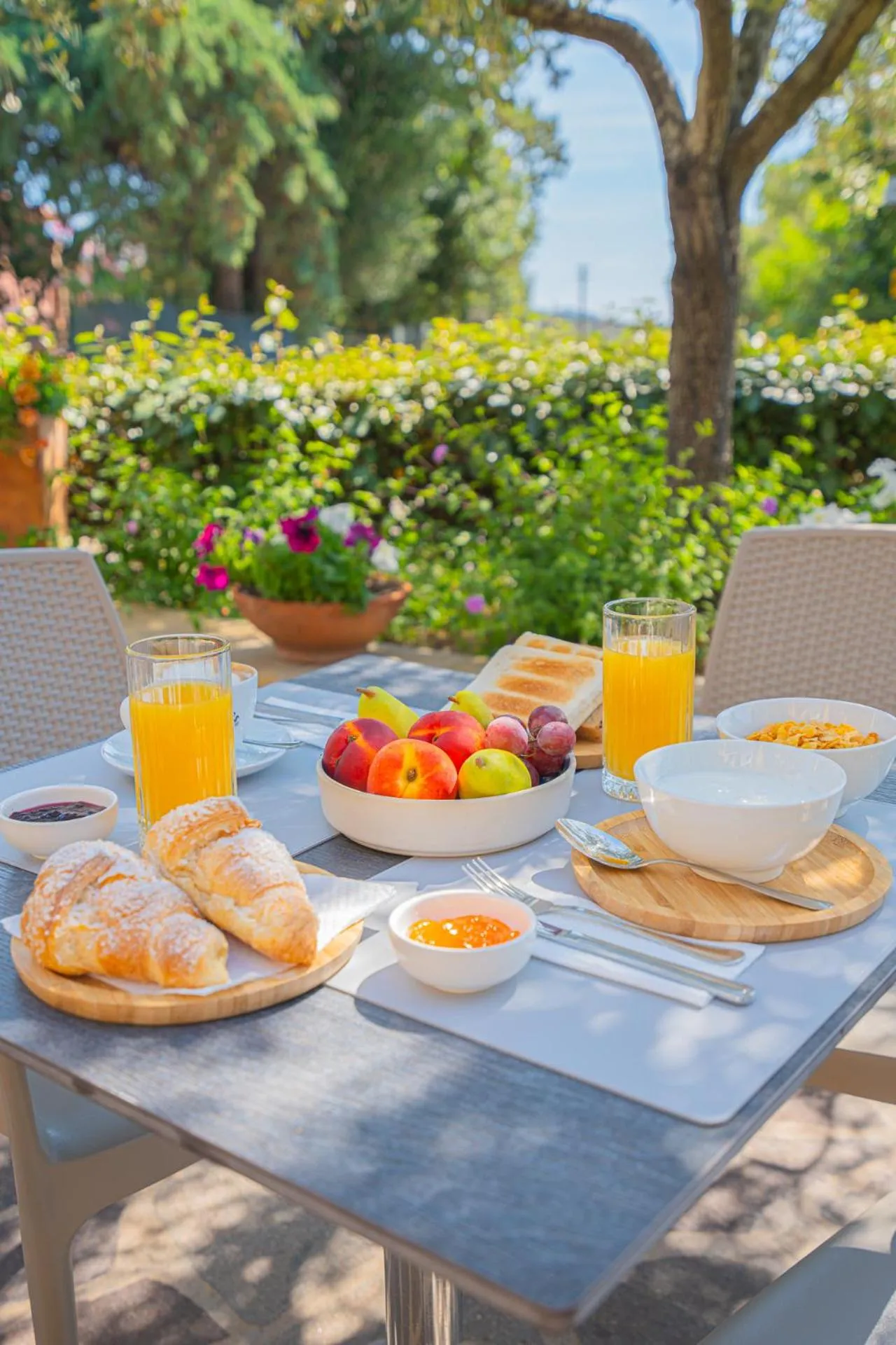 Patio in Hotel Lu Pitrali