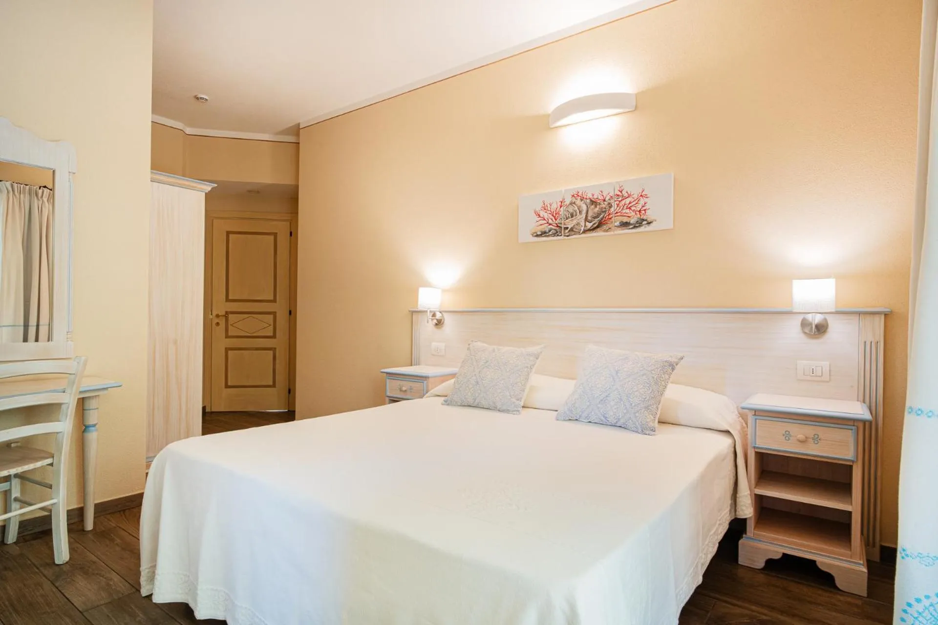 Bed in Hotel Lu Pitrali