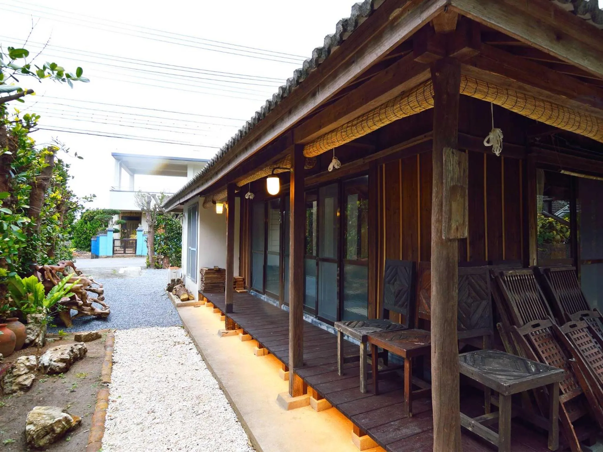 Garden in #Nerome01 Traditional Okinawan House in Ogimi, bc