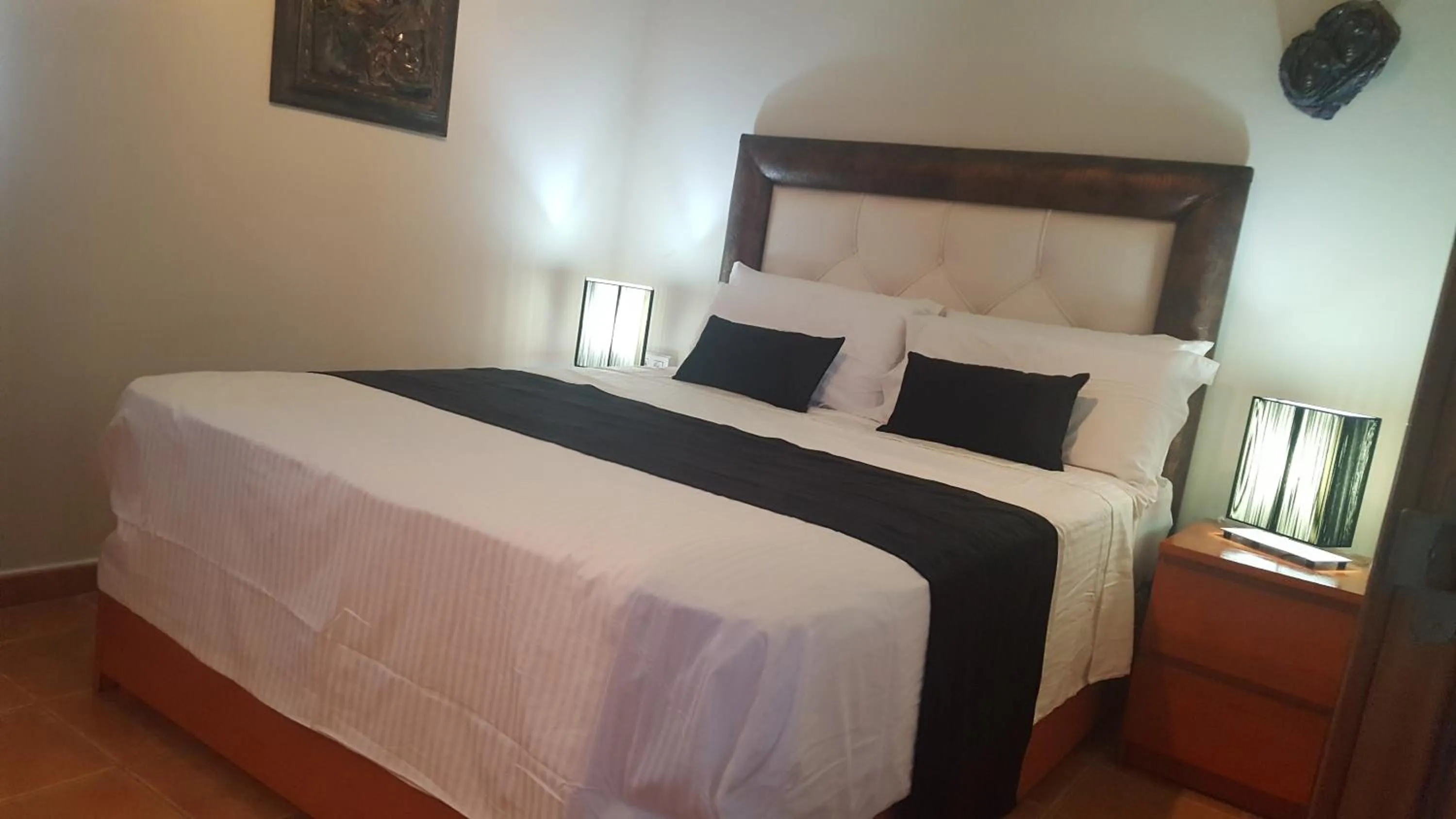 Bed in VillaFonzie Adults Only Gayfriendly