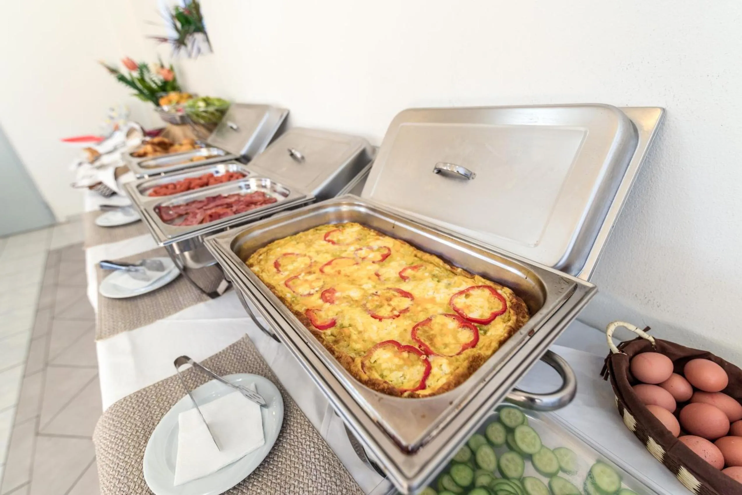 Buffet breakfast in Akti Corali Hotel