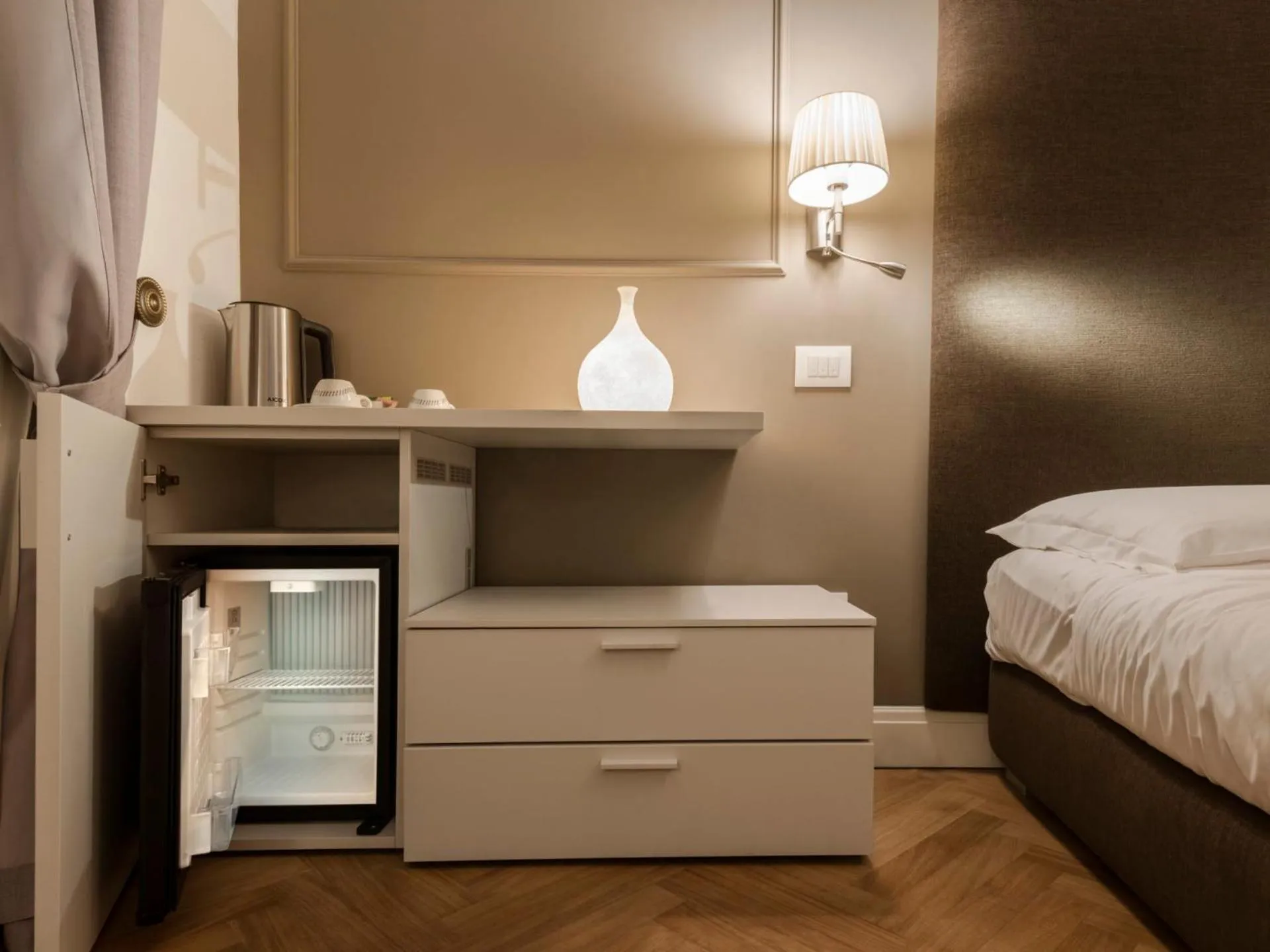 Decorative detail, Bed in Daphne Guest House