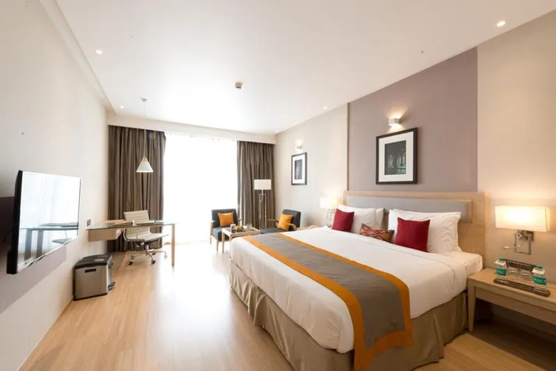 Bedroom, Bed in UK 27 The Fern, Belagavi