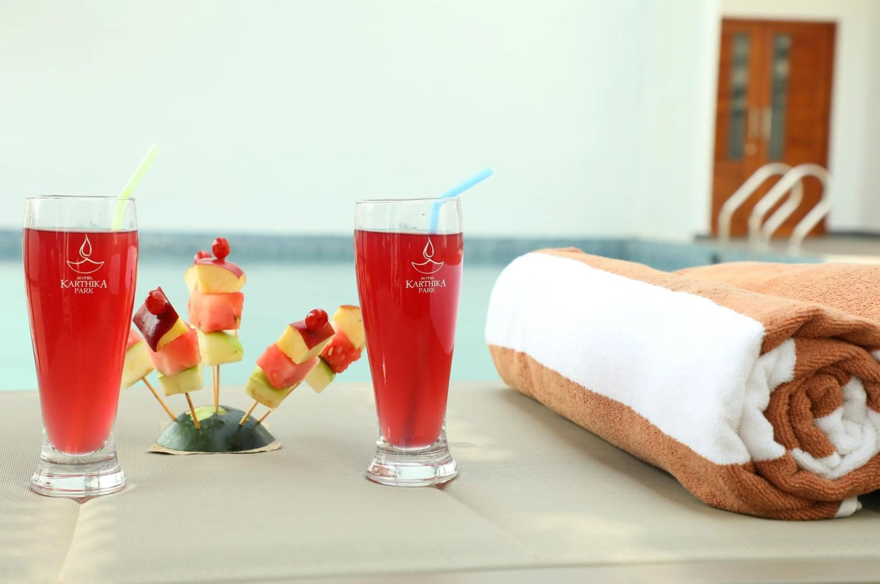 Swimming pool in Hotel Karthika Park