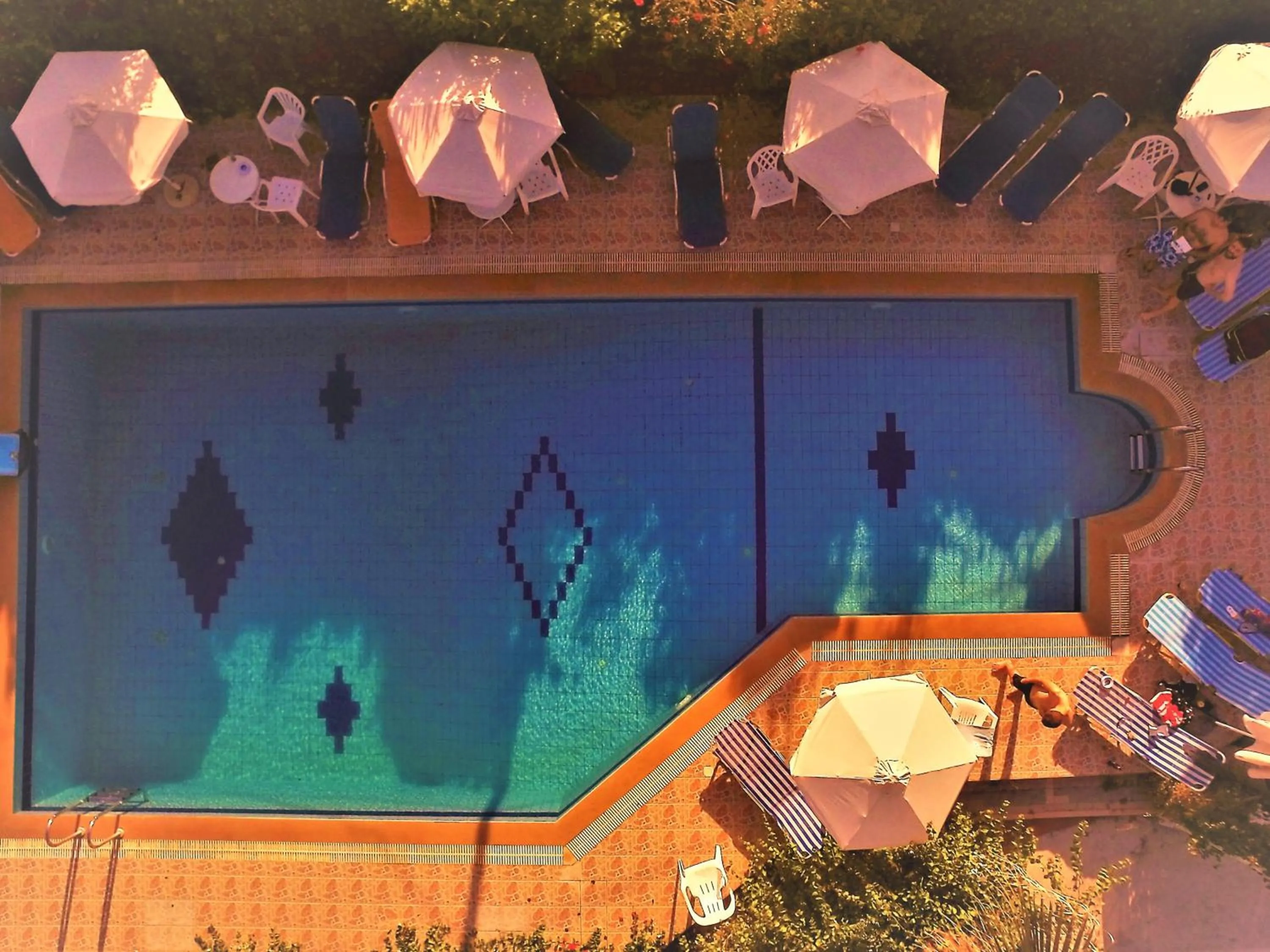 Bird's eye view in Violetta Hotel