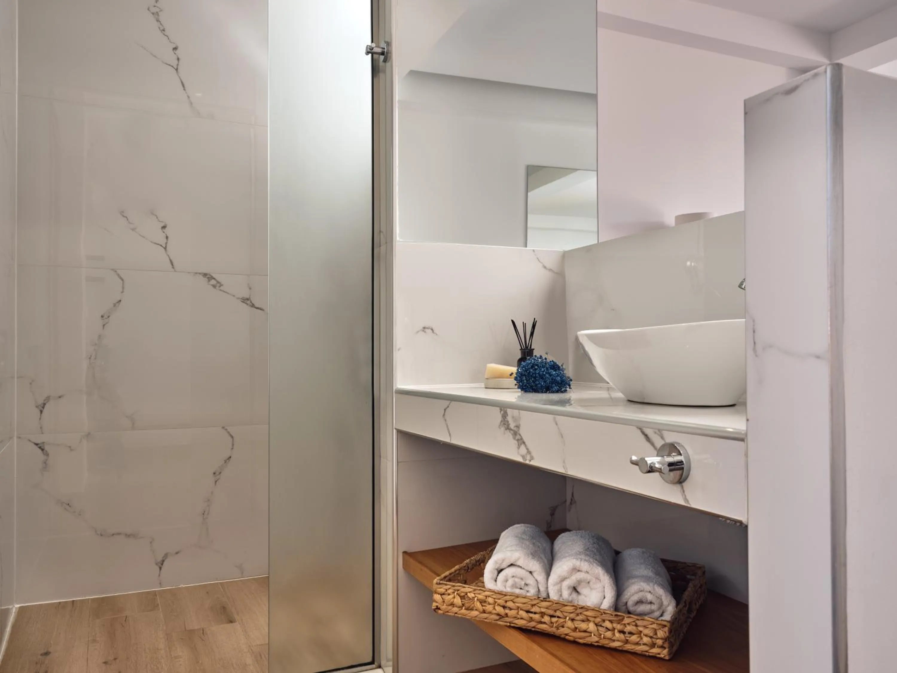 Bathroom in Cavo Orient Beach Hotel & Suites