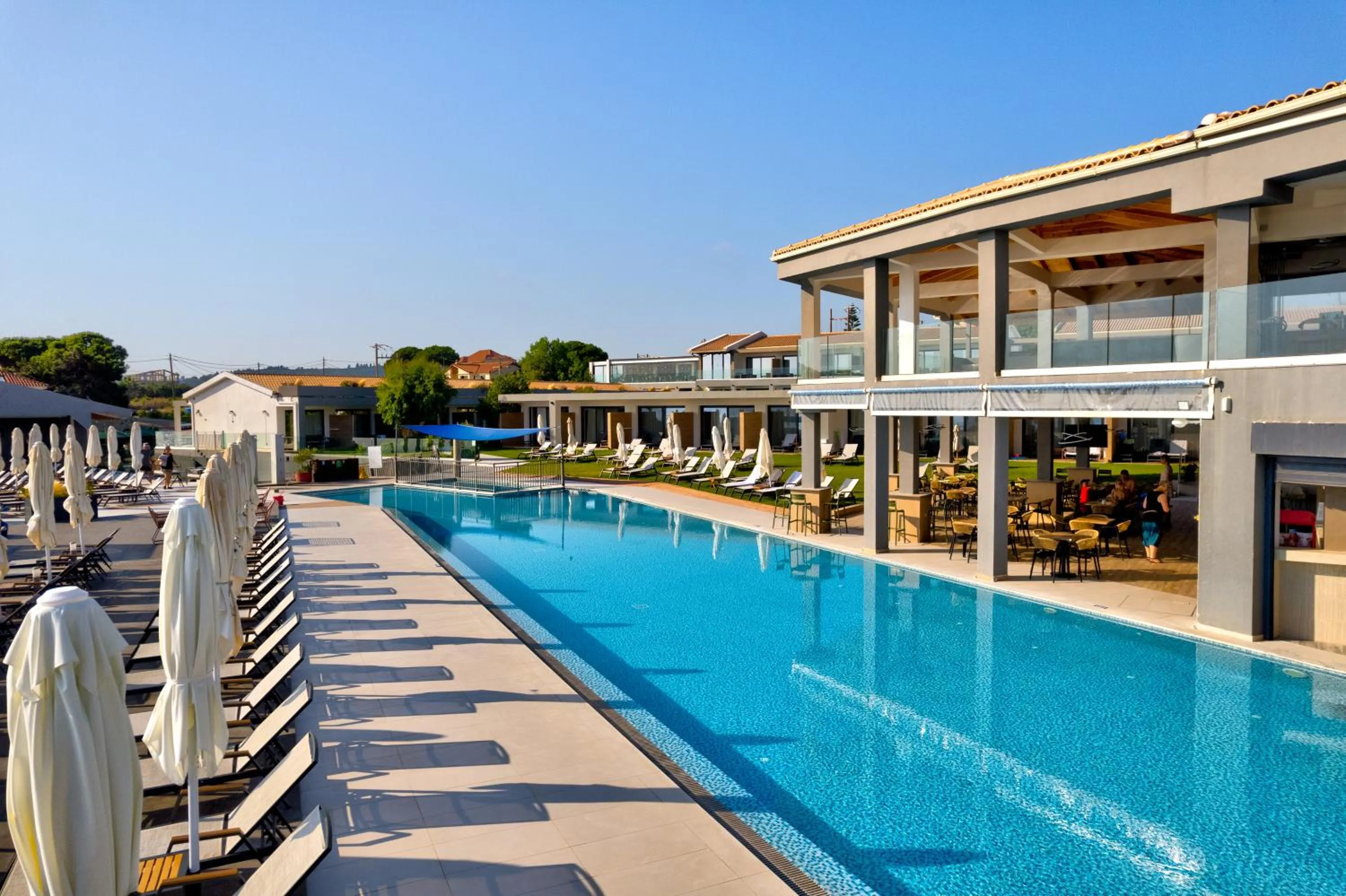Pool view in Cavo Orient Beach Hotel & Suites