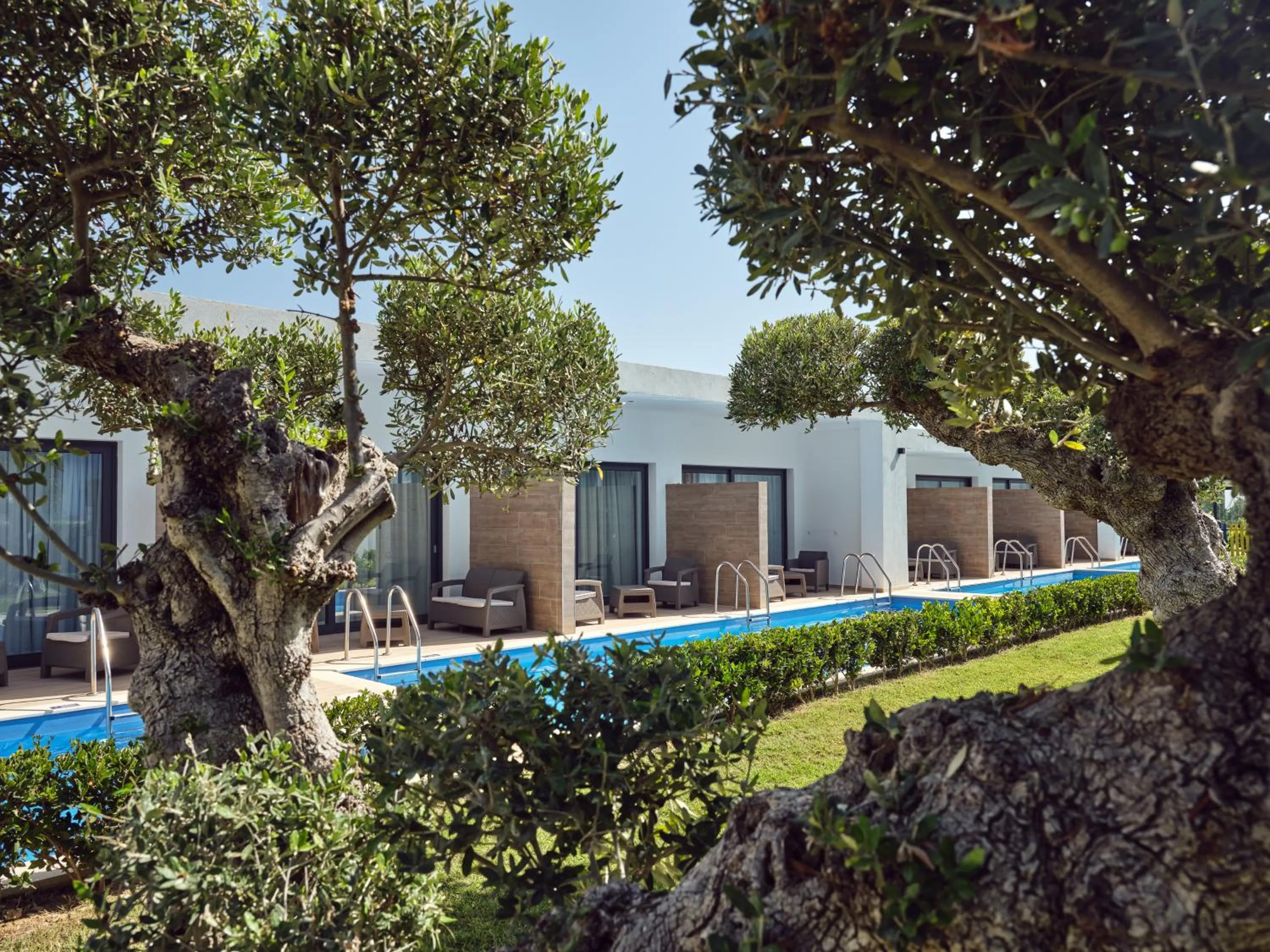 Patio in Cavo Orient Beach Hotel & Suites